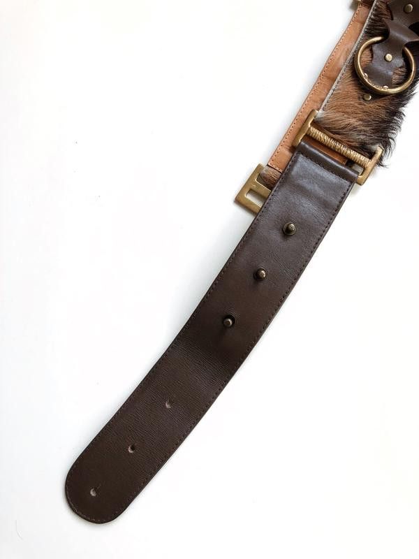 Beauty Beast y2k Chick On A Mission Fur & Leather Belt (S) Size ONE SIZE - 7 Thumbnail