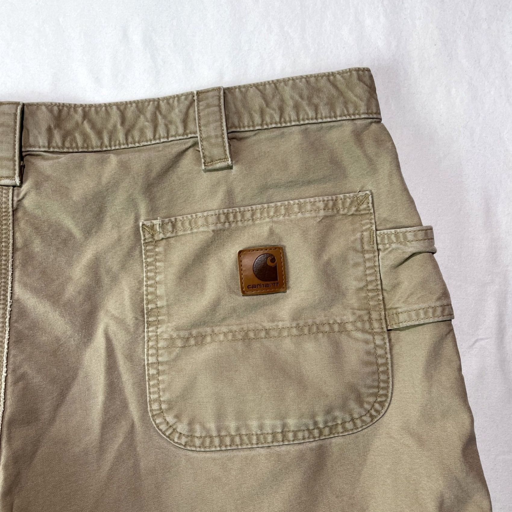 Carhartt Carhartt Shorts Mens 42 Carpenter Cargo B147 DKH Work Original Fit Mens Regular Cargo Beige Cotton Short 42 Inseam 10 Size US 40 / EU 56 - 6 Thumbnail