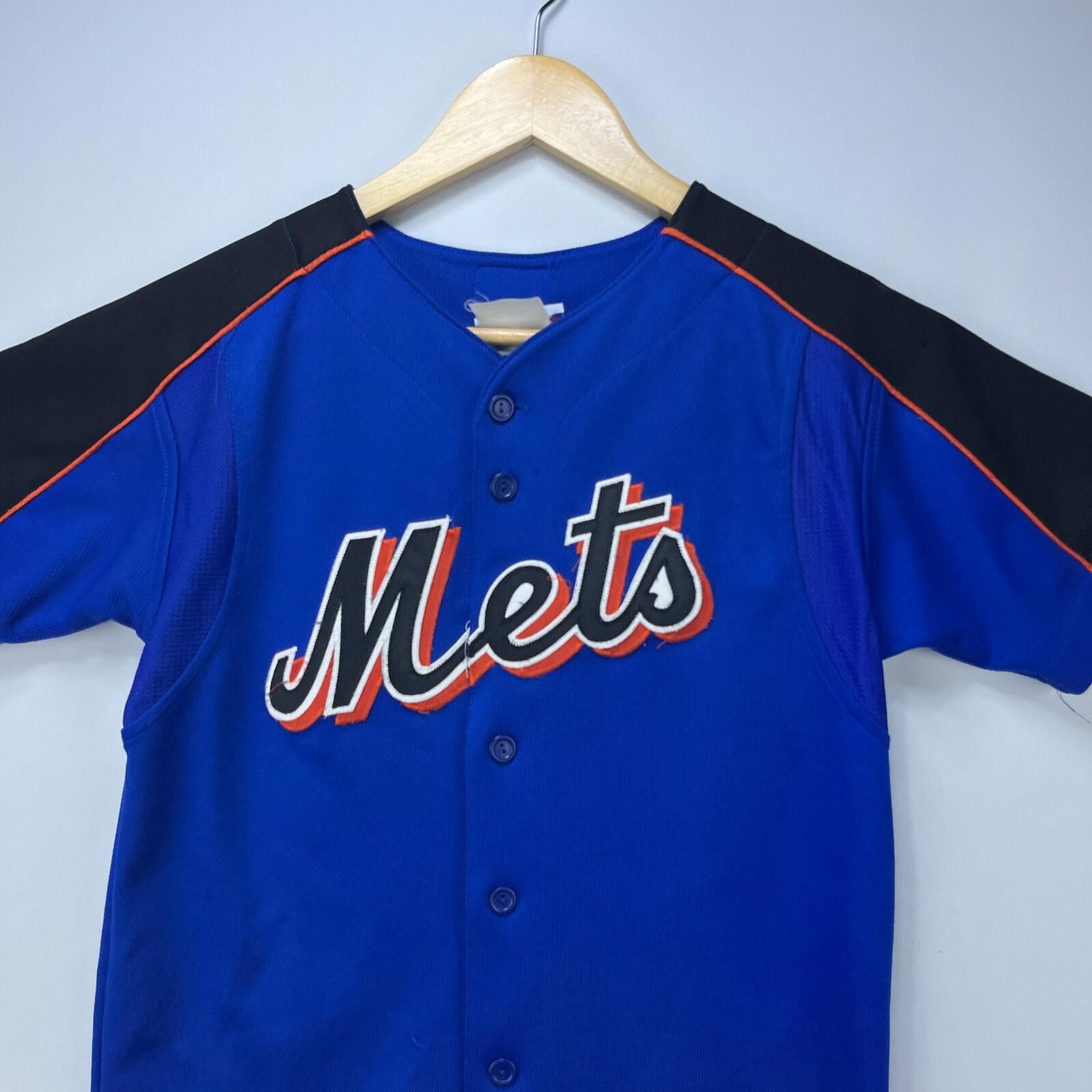 Majestic Vintage Majestic New York Mets Baseball Jersey Youth Medium Size ONE SIZE - 2 Thumbnail