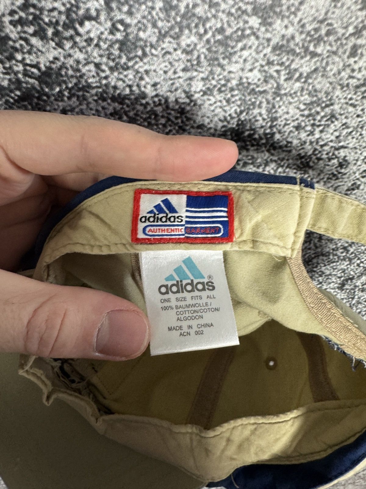 Adidas Men’s Vintage Adidas Authentic Baseball Cap Hat 90s One Size Size ONE SIZE - 7 Thumbnail