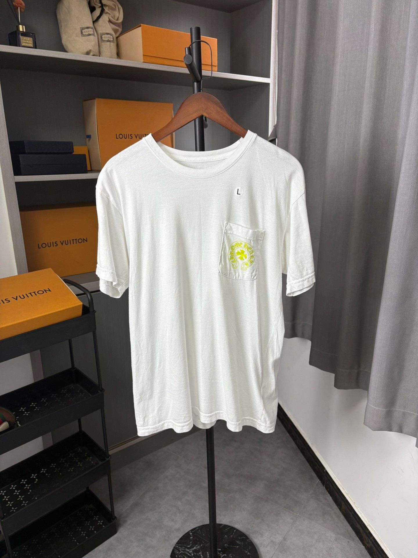 Chrome Hearts Chrome Hearts White T-Shirt L Men Size US L / EU 52-54 / 3 - 1 Thumbnail