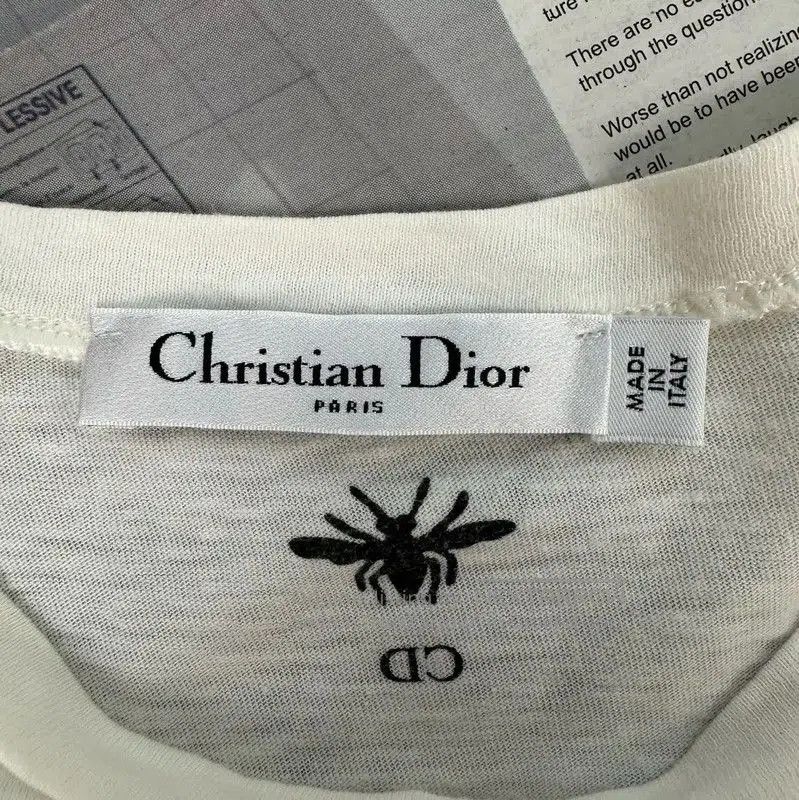 Dior Dior Feminist White Cotton T. Size S / US 4 / IT 40 - 7 Thumbnail