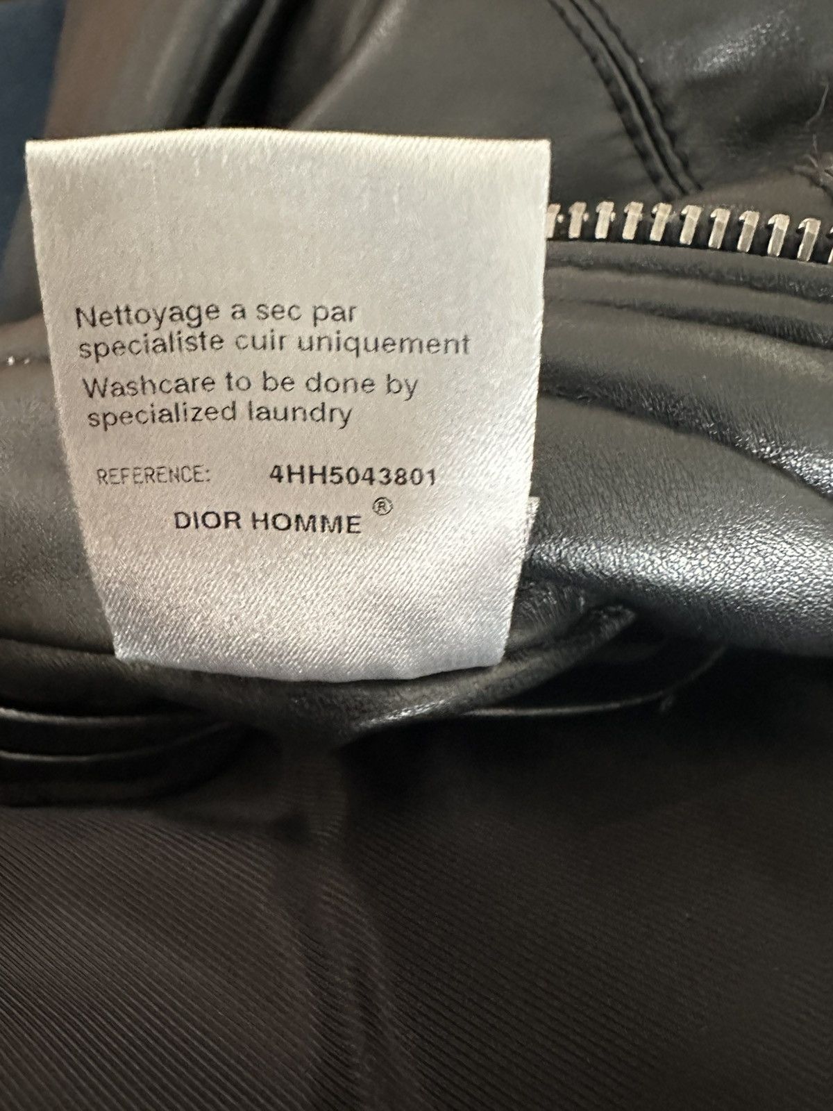 Dior × Hedi Slimane Dior Homme AW04 “VOTC” fur hooded leather jacket Size US M / EU 48-50 / 2 - 22 Thumbnail