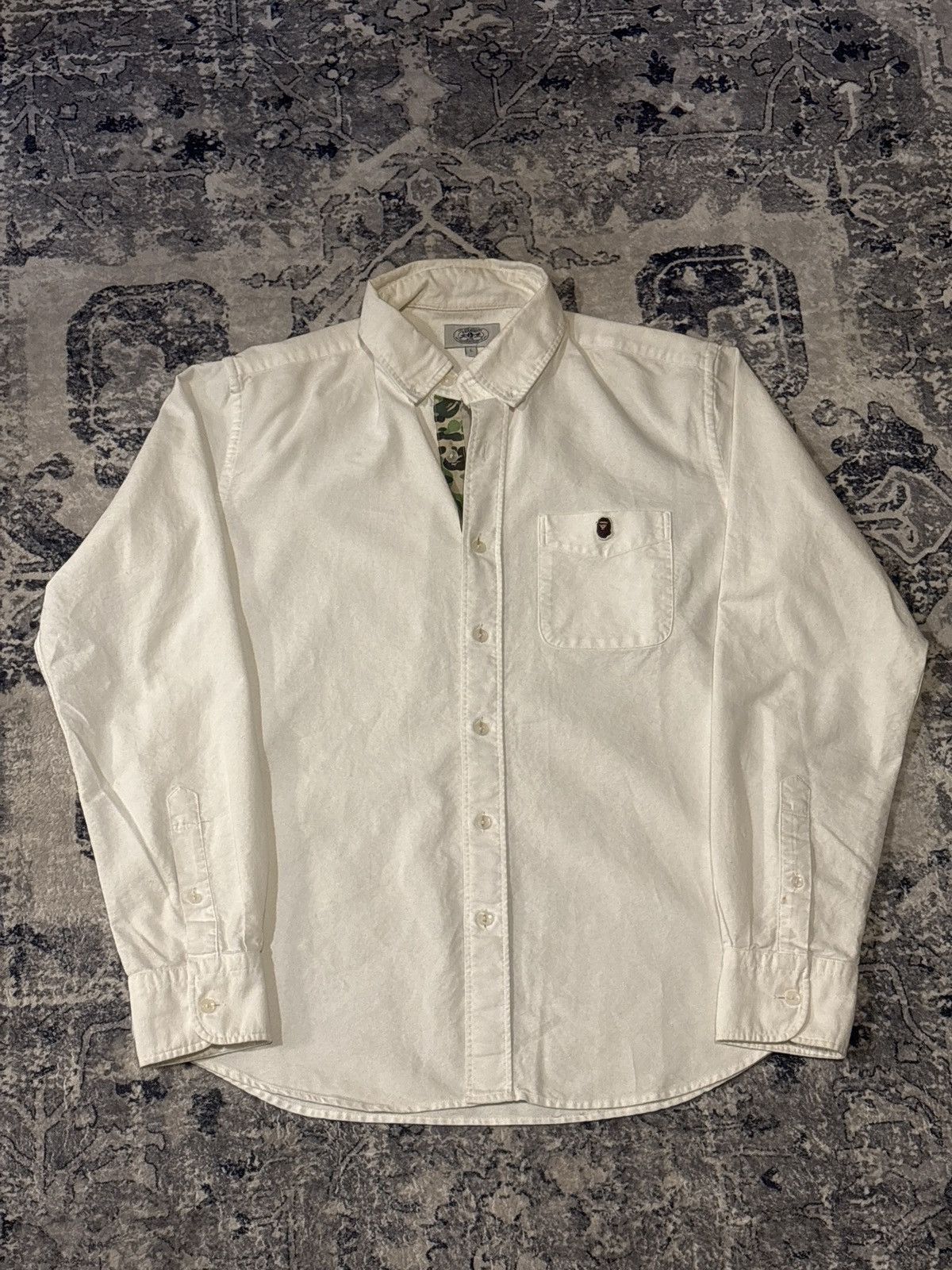 Bape BAPE Camo One Point Shirt Size US L / EU 52-54 / 3 - 1 Thumbnail
