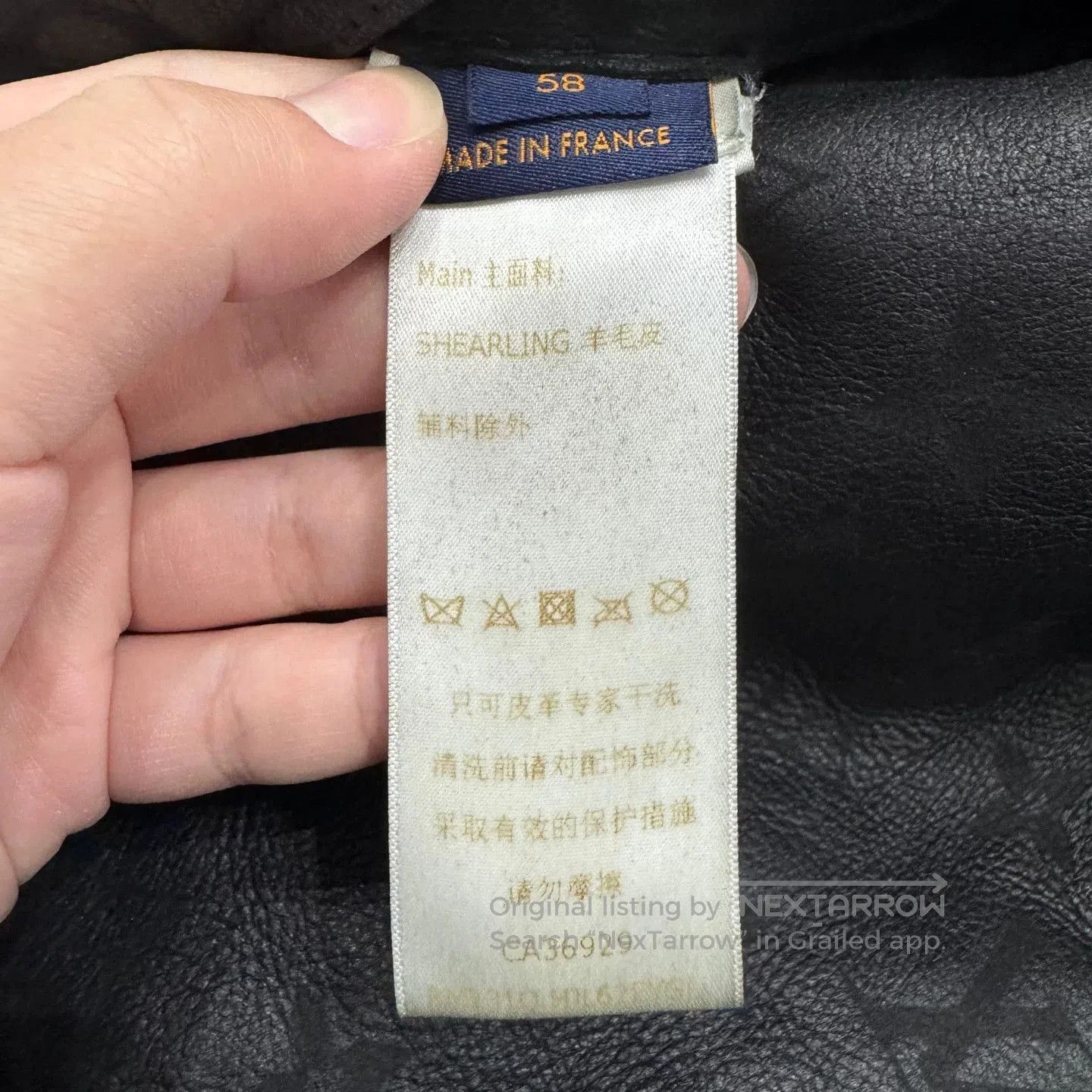Louis Vuitton Louis Vuitton Embossed Monogram Shearling Jacket. Size US XXL / EU 58 / 5 - 3 Thumbnail