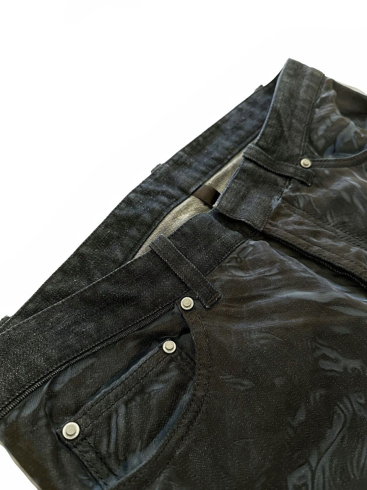 Balenciaga GRAIL 2012 Nicolas Ghesquiere Tulle Layer Denim Size US 30 / EU 46 - 3 Thumbnail
