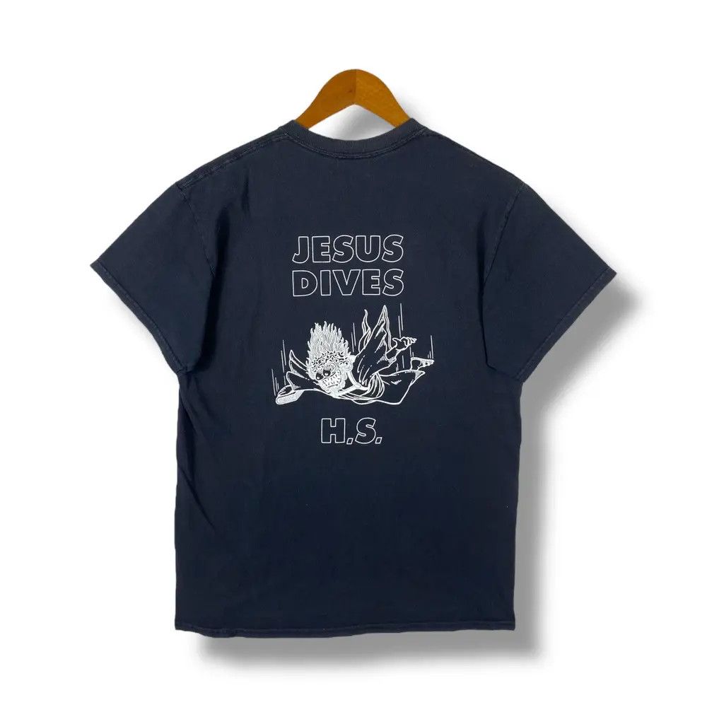 Japanese Brand Japanese Brand HIDE & SEEK Jesus Dives Graphic Tee Shirt Size US M / EU 48-50 / 2 - 1 Thumbnail