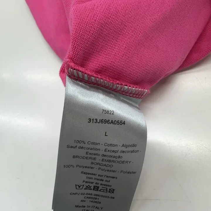 Dior Dior Dior Logo Print Casual T-Shirt in Pink 0079-2507 Size US L / EU 52-54 / 3 - 4 Thumbnail