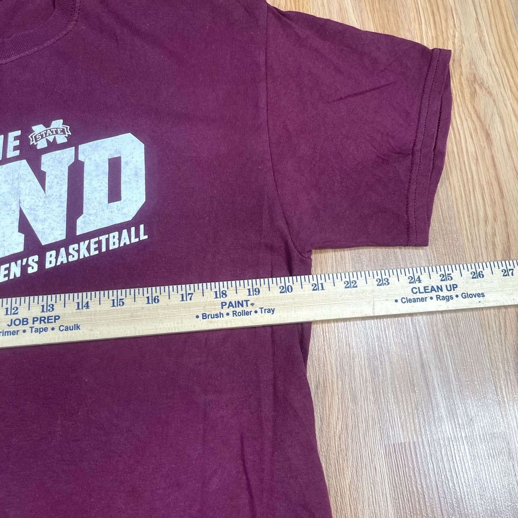 Gildan Gildan Mississippi State T-Shirt Mens Large L Maroon Heavy Cotton CrewNeck Size US L / EU 52-54 / 3 - 6 Thumbnail