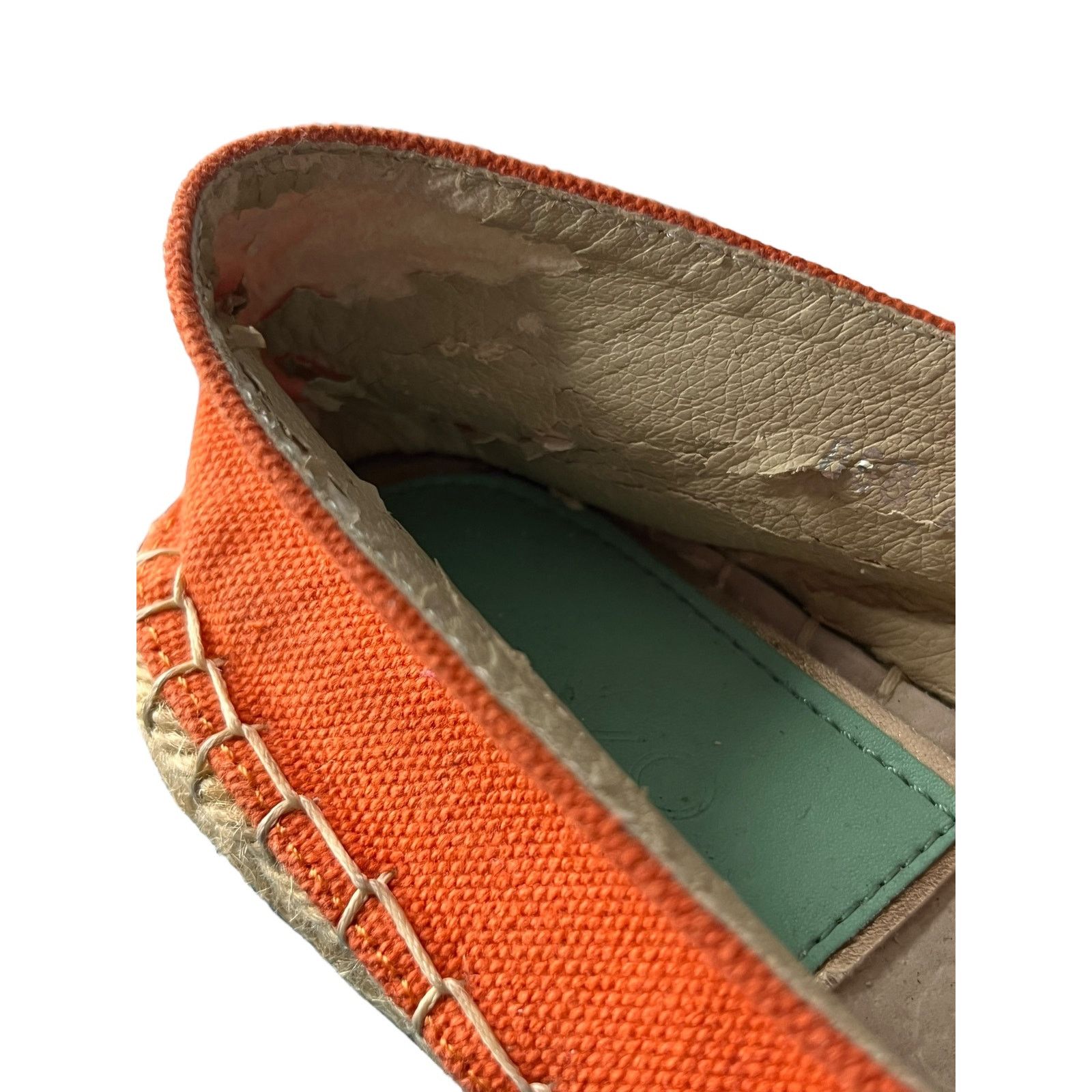 Kenzo Kenzo Tiger-Embroidered Orange Espadrille 35 (US SIZE 4) Size US 4 / IT 34 - 17 Thumbnail