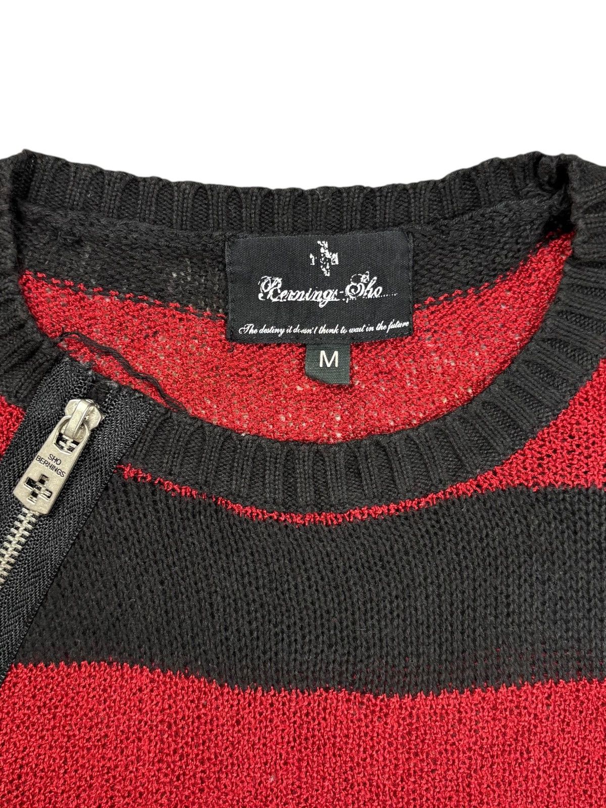 Hysteric Glamour 2000s Berning Sho - Kurt Cobain Style Knitted Top LS Size US M / EU 48-50 / 2 - 4 Thumbnail