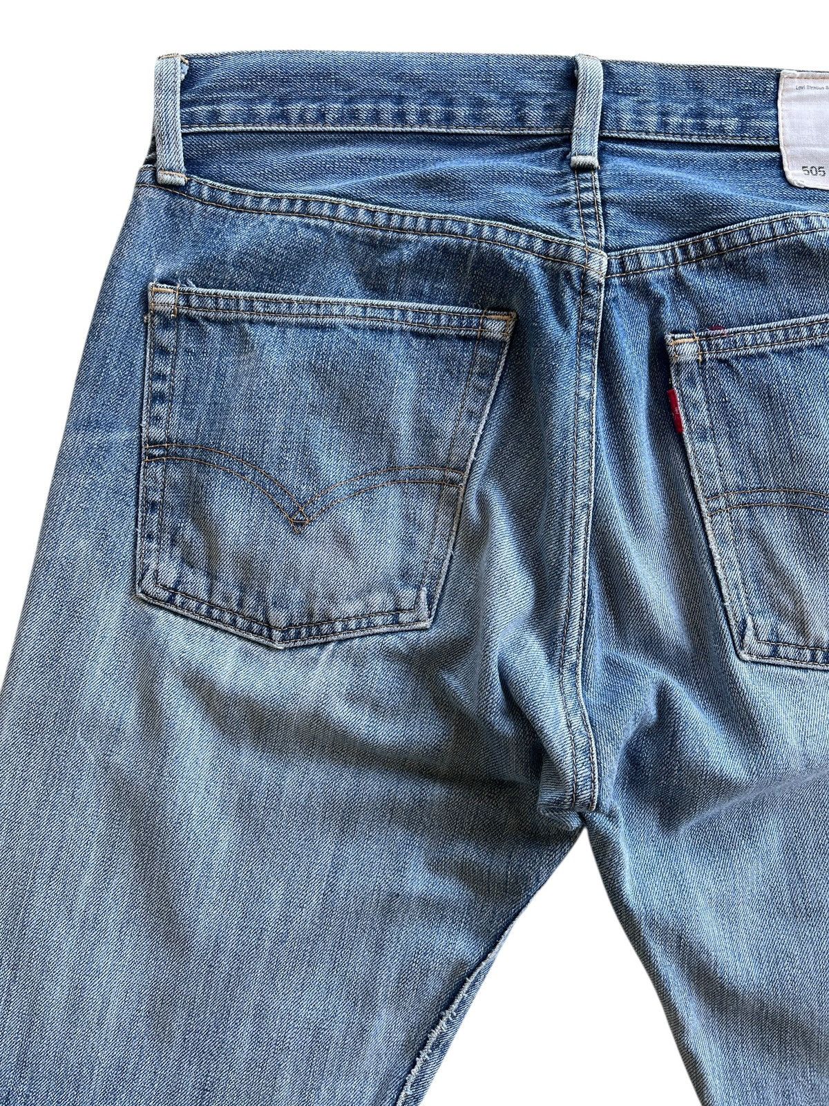 Levi's Vintage Clothing Vintage Levis Ripped Distressed Denim Size US 30 / EU 46 - 7 Thumbnail