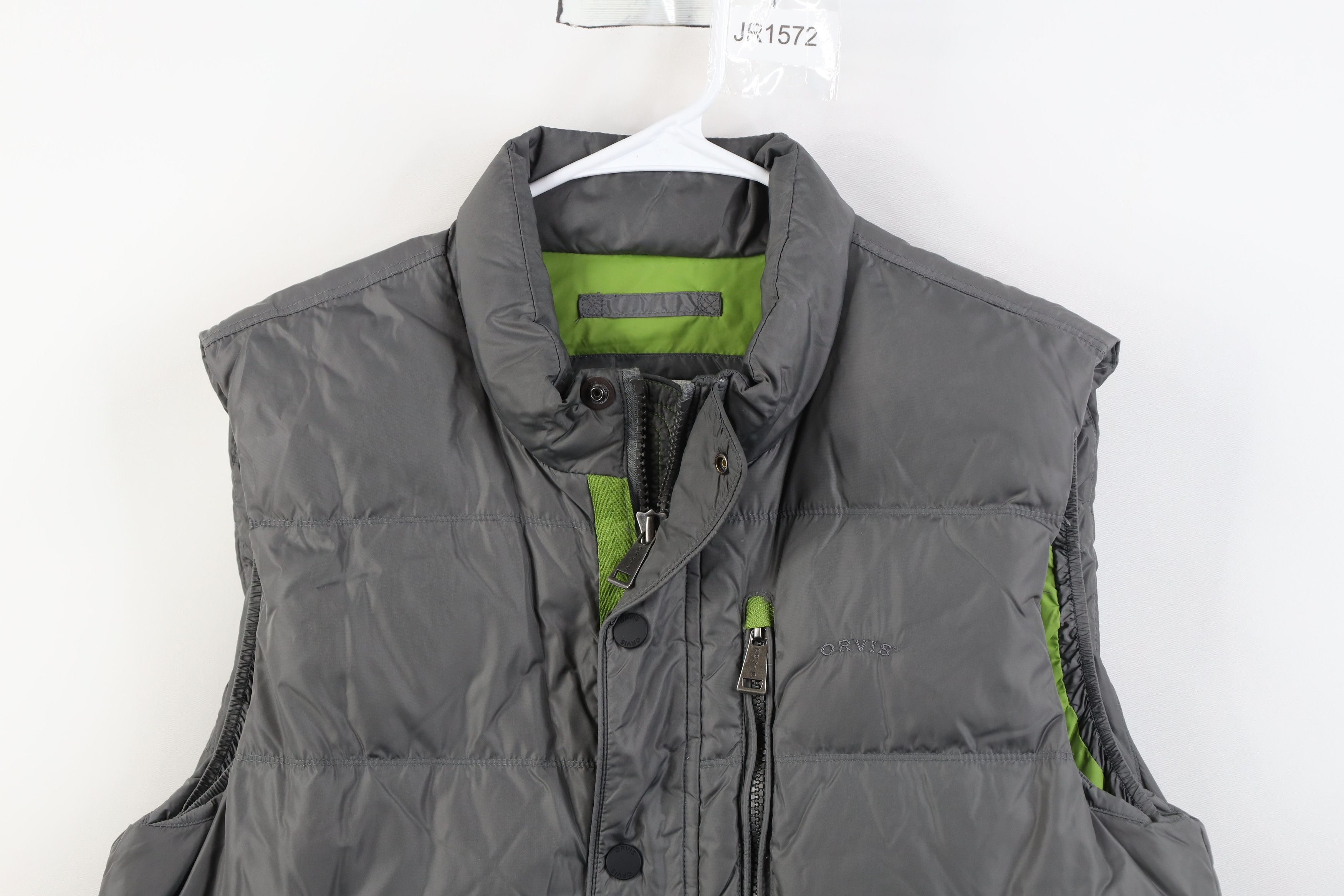 Orvis Vintage Y2K Orvis Hiking Duck Down Puffer Vest Jacket Gray Size US M / EU 48-50 / 2 - 2 Thumbnail
