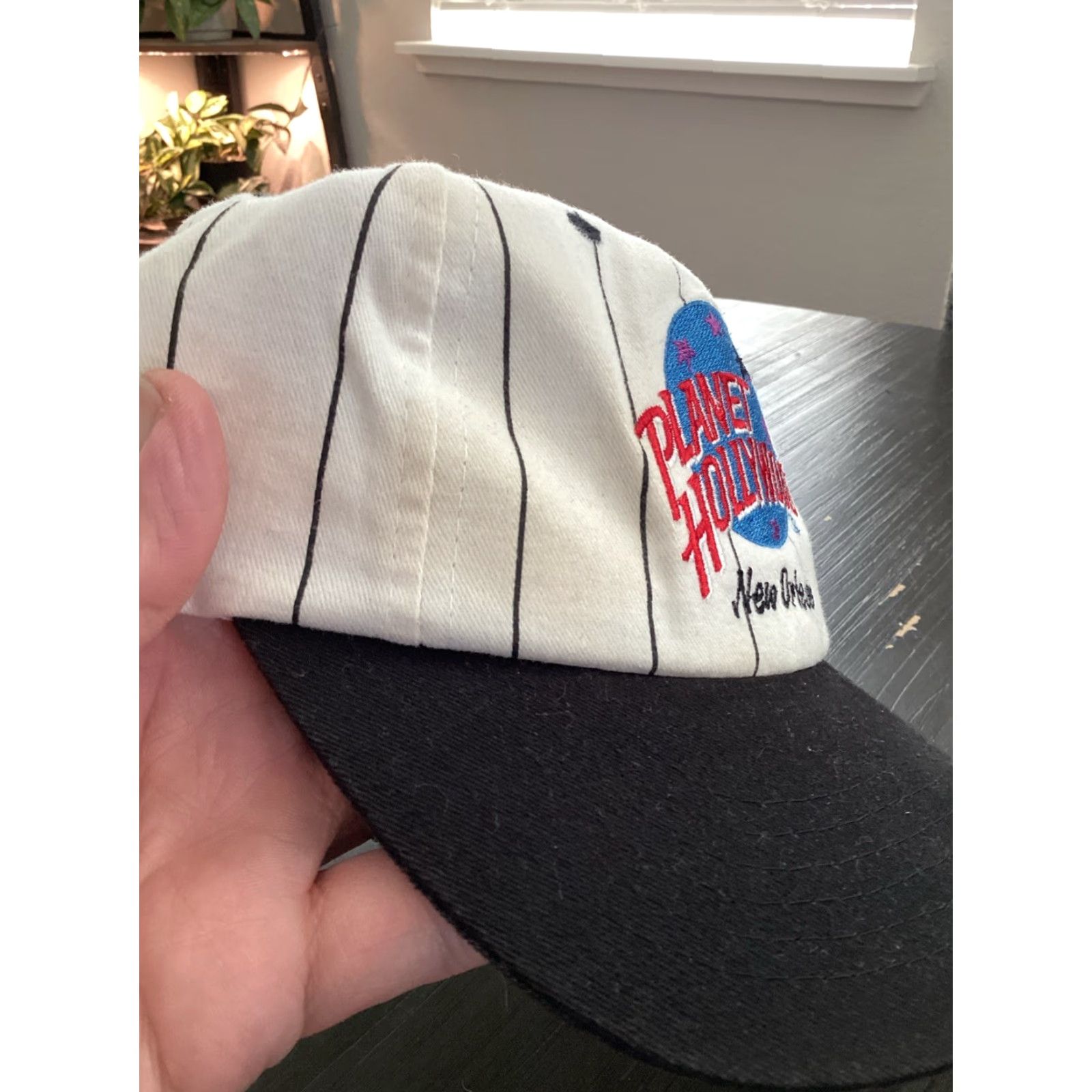 Planet Hollywood VINTAGE Planet Hollywood Snapback Hat Adjustable White Solid USA Casual Unisex Size ONE SIZE - 7 Thumbnail
