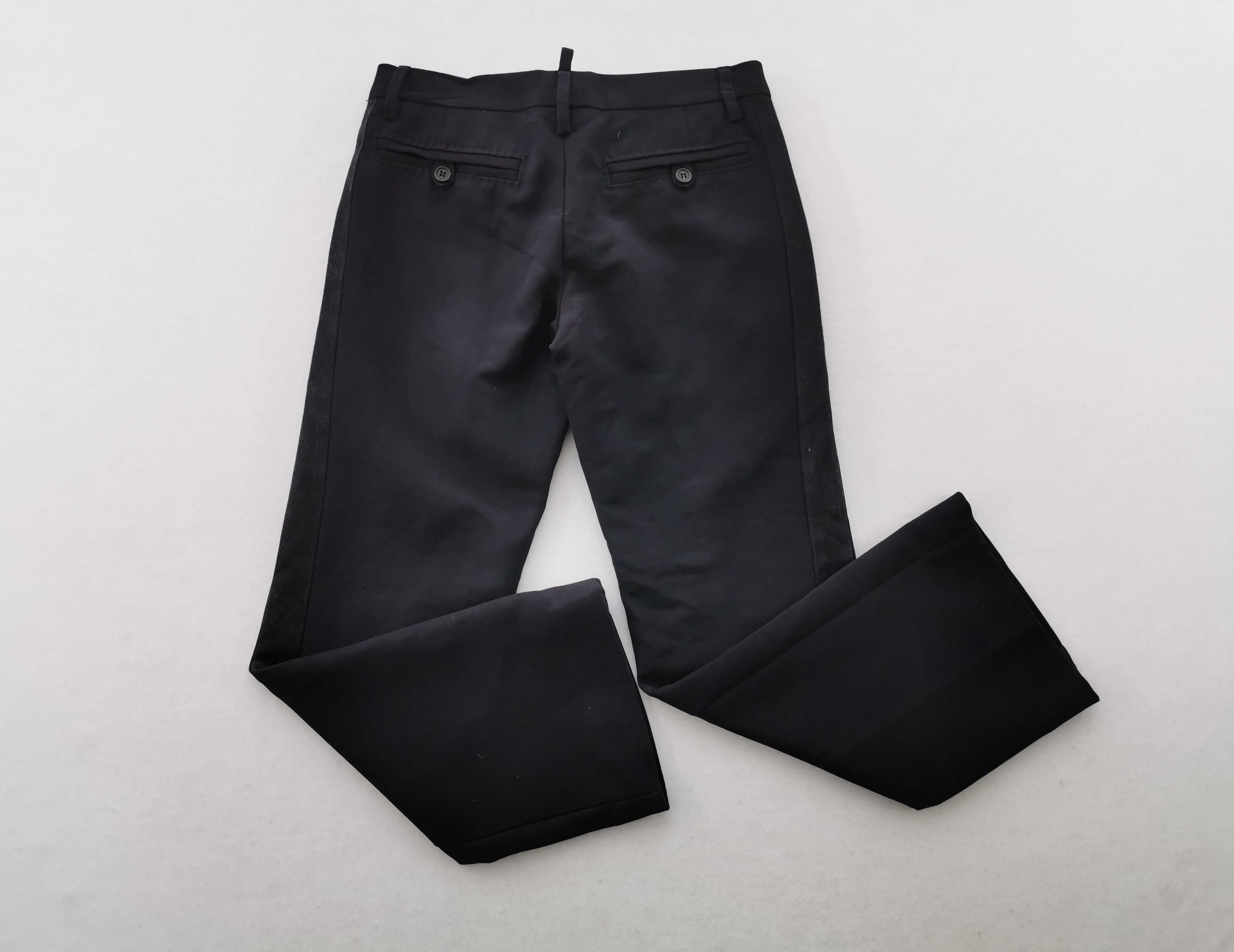 image of Dsquared2 Trouser Pants Made In Italy Waist 38 in Black, Men's (Size 29)