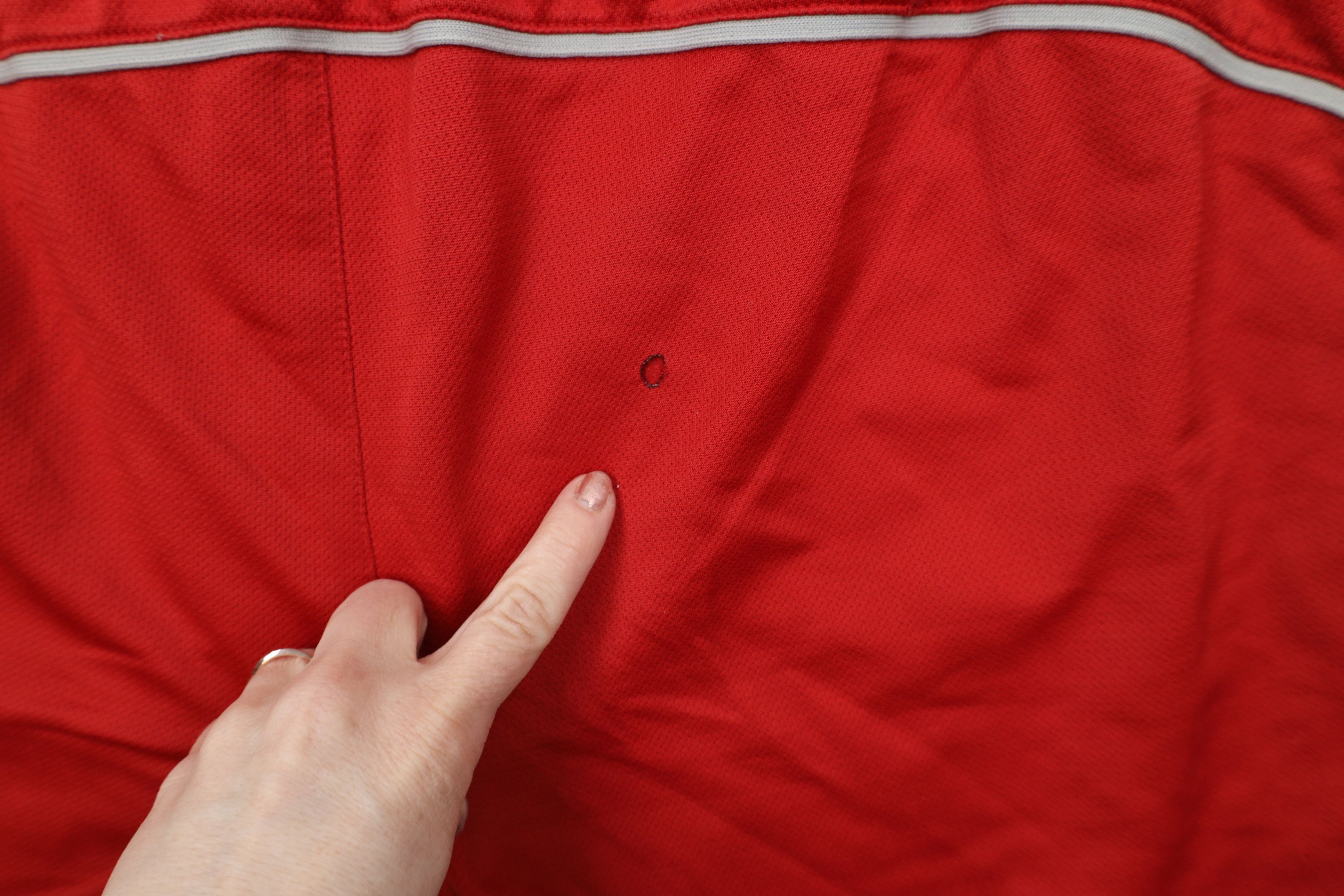 Nike × Vintage Vintage Nike Football Mini Swoosh Above Knee Shorts Red Size US 38 / EU 54 - 13 Thumbnail