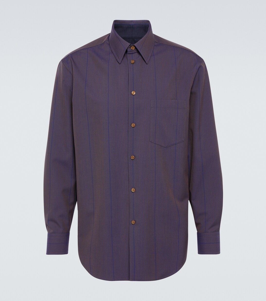 Burberry o1y0426 Striped Shirt in Navy Size US L / EU 52-54 / 3 - 1 Thumbnail