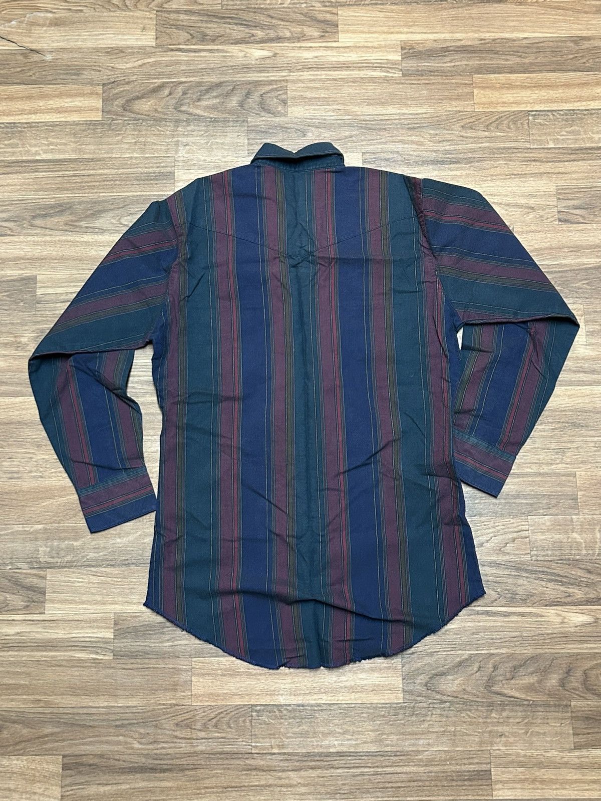 Wrangler Wrangler Gold Label vintage striped button up collared shirt Size US S / EU 44-46 / 1 - 2 Thumbnail