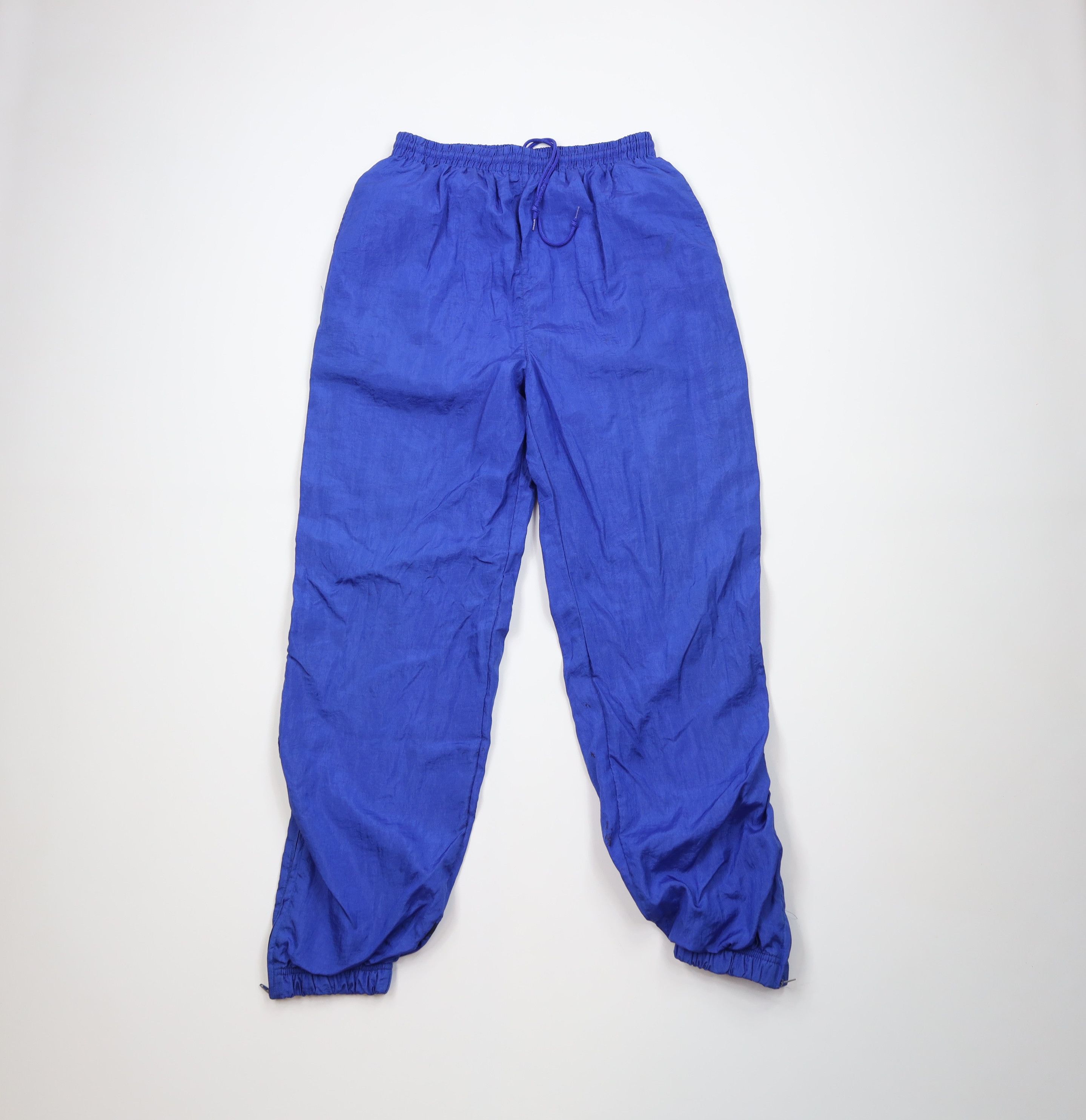 Vintage Vintage 90s Streetwear Blank Lined Windbreaker Joggers Pants Size US 36 / EU 52 - 1 Thumbnail