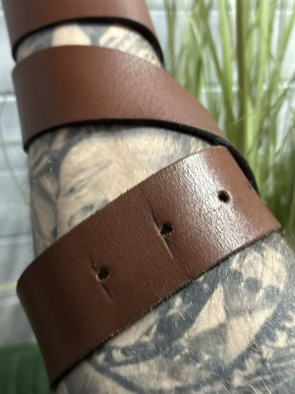 Diesel Rare Vintage Belt Diesel 100% Leather Buffalo Luxury. Size ONE SIZE - 7 Thumbnail