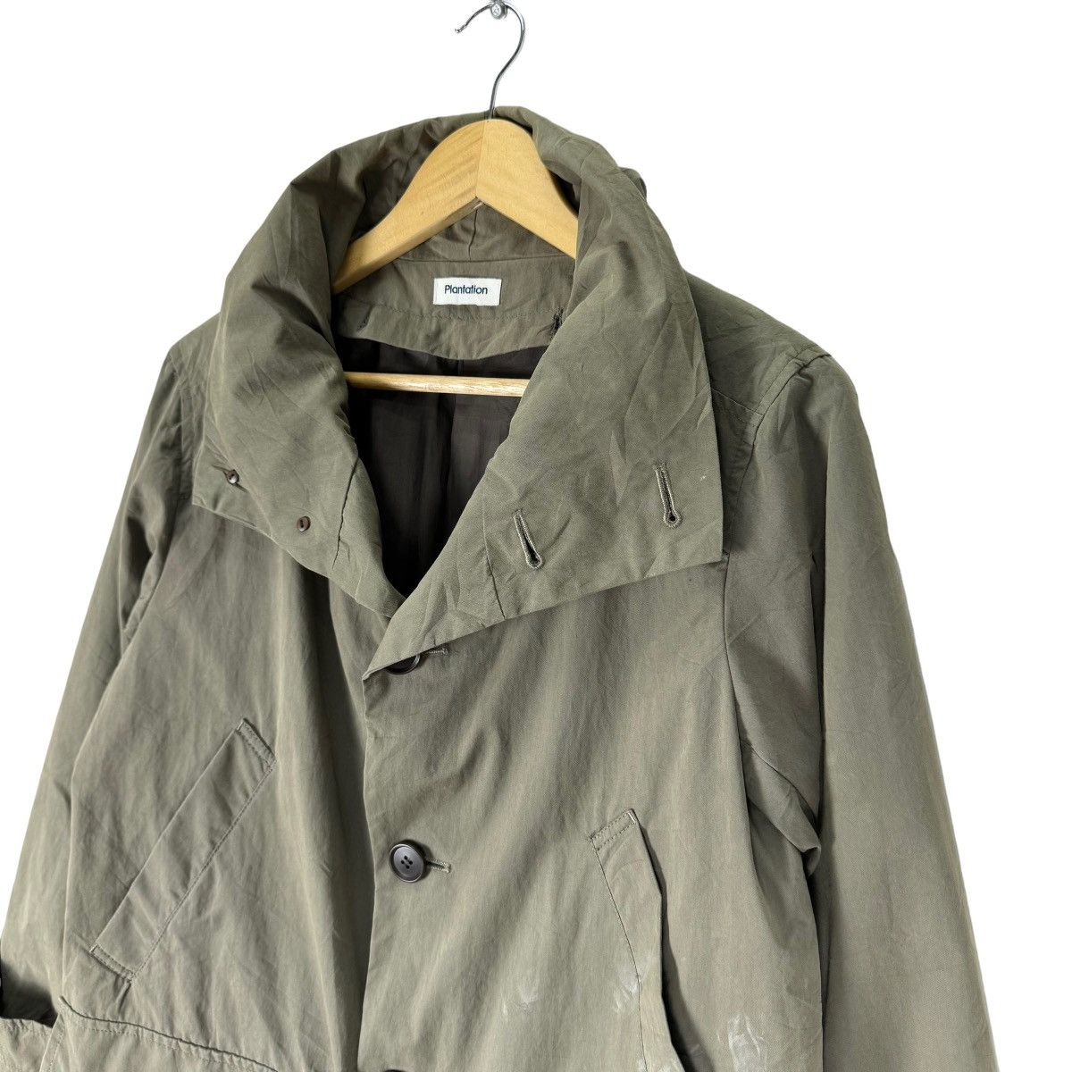 Issey Miyake ❄️PLANTATION ISSEY MIYAKE SHAWL COLLAR BUTTON JACKET Size M / US 6-8 / IT 42-44 - 5 Thumbnail