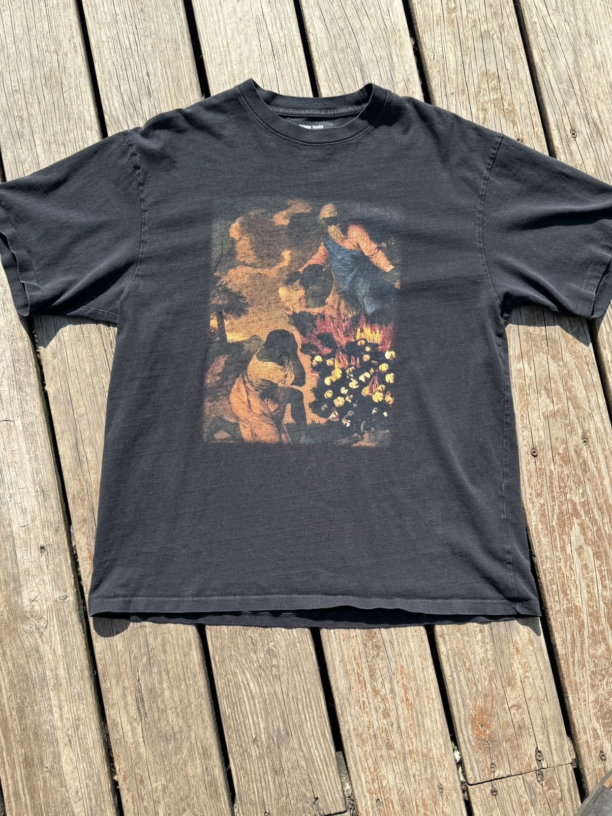DENIM TEARS Denim Tears Moses & The Burning Bush T-Shirt Black Size US L / EU 52-54 / 3 - 1 Thumbnail