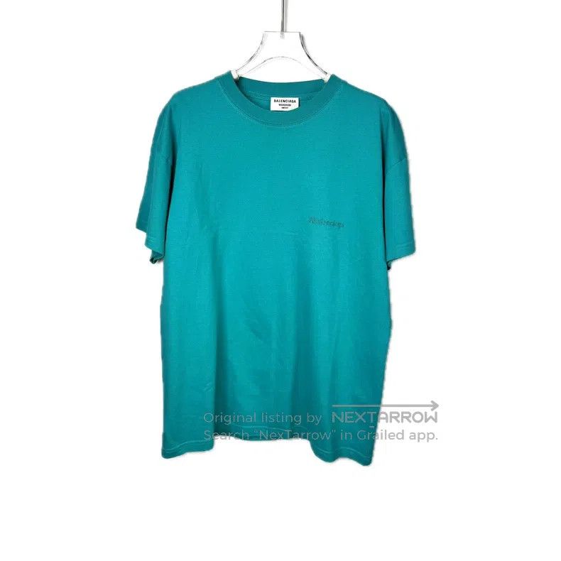 Other Balenciaga Mint Blue Short Sleeve T-Shirt Size US S / EU 44-46 / 1 - 1 Thumbnail