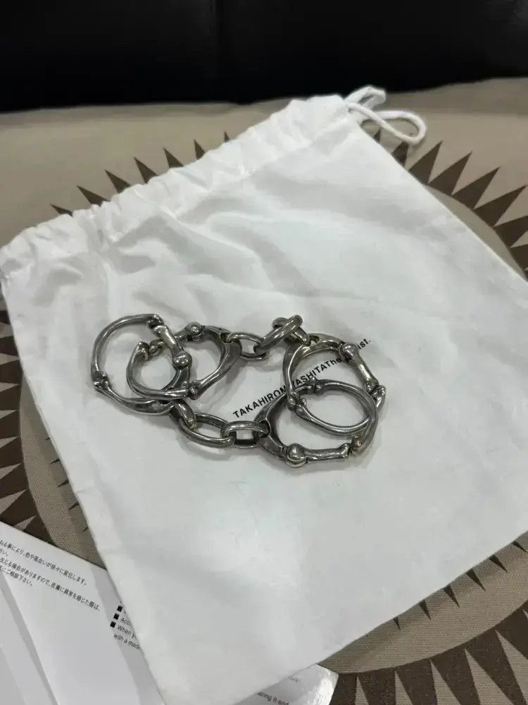 Takahiromiyashita The Soloist. Silver Bone Shaped Carabiner