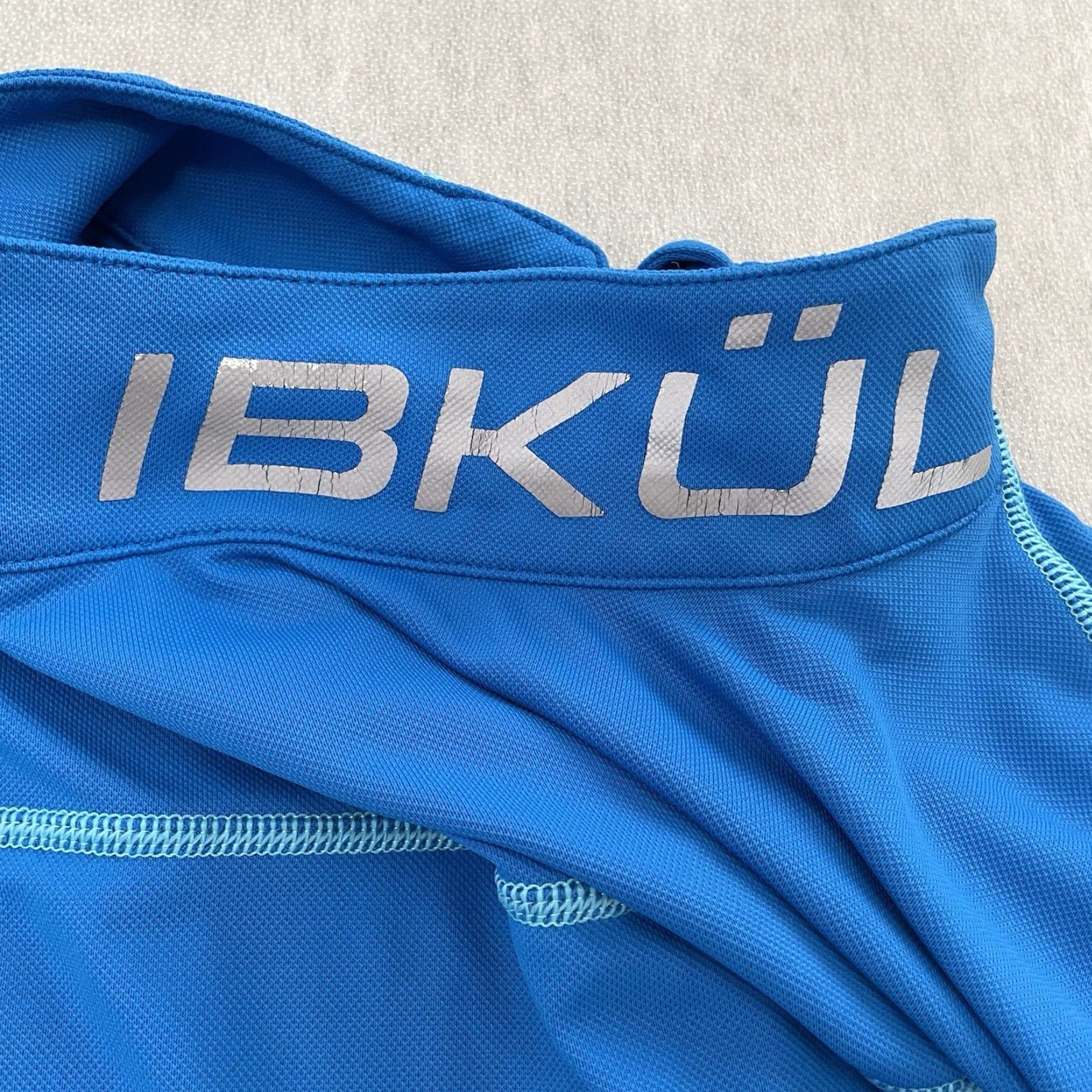 Vintage VINTAGE IBKUL Men's Sweatshirt Adult Large Blue 1/4 Zip Golf Pullover Performance Long Sleeve Size US L / EU 52-54 / 3 - 4 Thumbnail