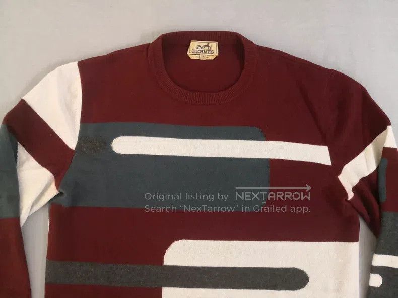 Hermes Hermes Men's knit sweater, autumn and winter style, 100% w Size US S / EU 44-46 / 1 - 2 Thumbnail