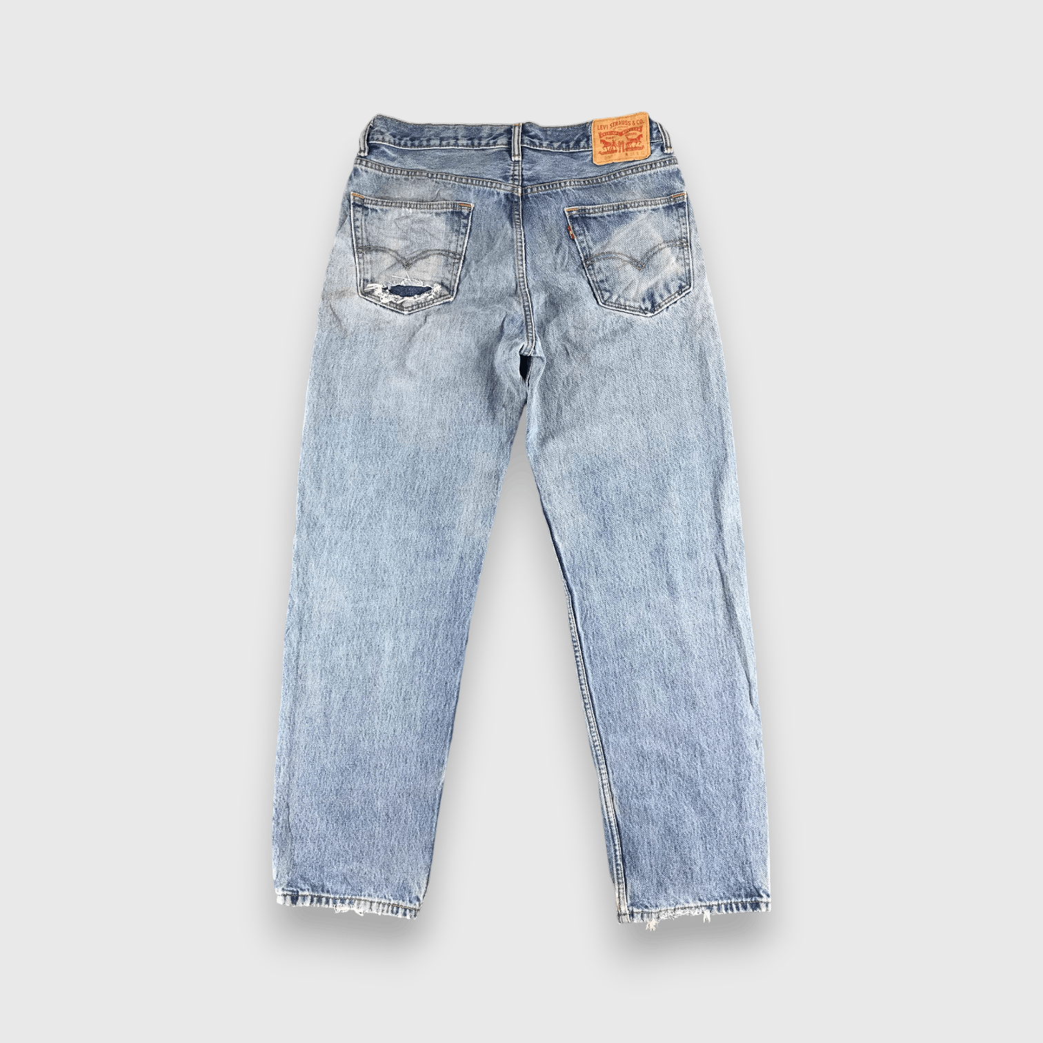 Levi's Vintage Levis 550 Jeans Stone Wash Denim -J476 Size US 34 / EU 50 - 2 Thumbnail