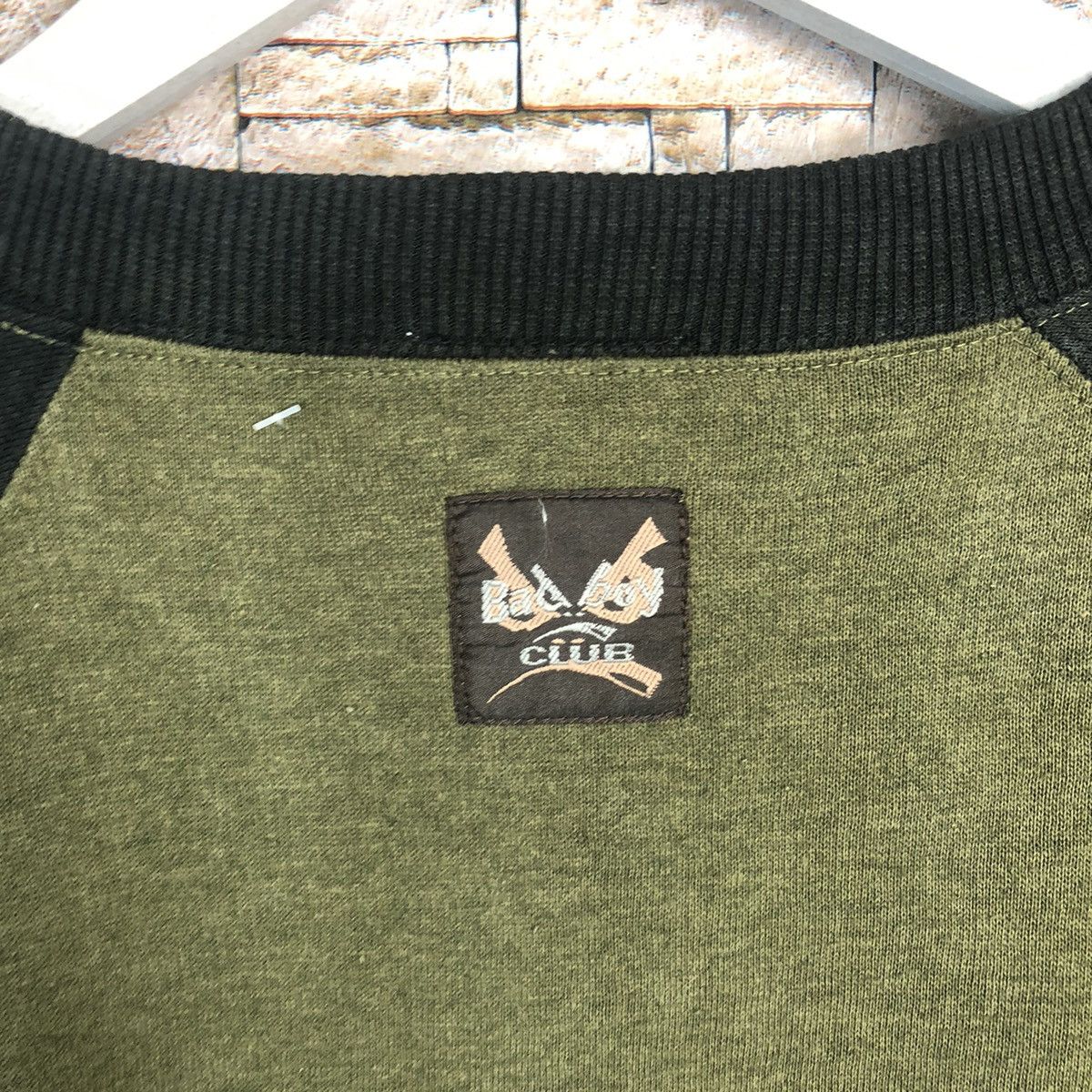 Japanese Brand Bad Boys vintage hip hop rappers Green Sweatshirt #A172 Size US M / EU 48-50 / 2 - 14 Thumbnail