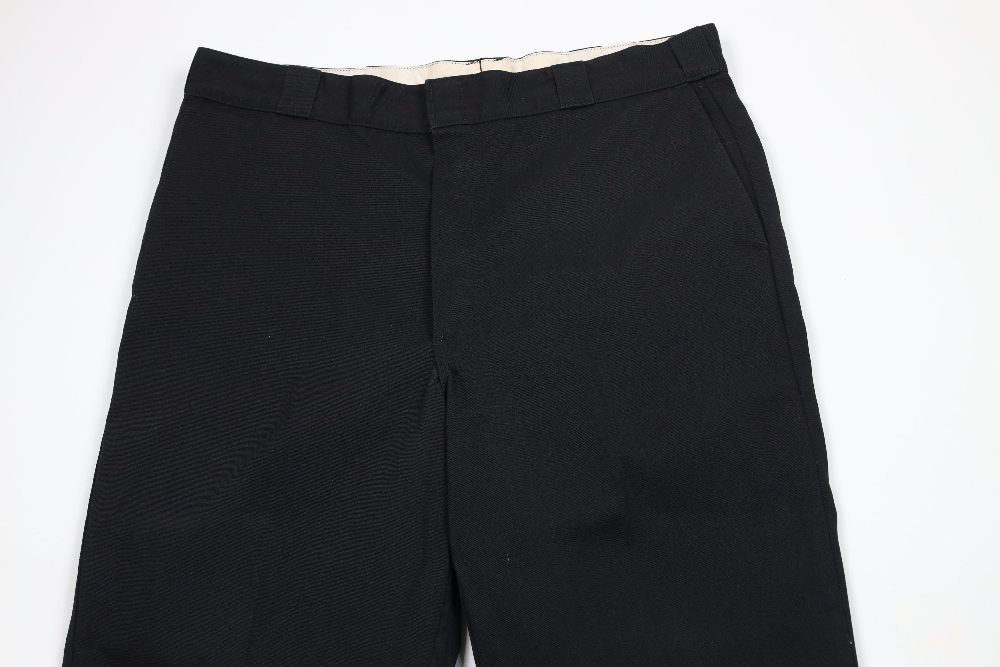 Dickies × Vintage Vintage 70s Dickies Wide Leg Mechanic Work Pants Black USA Size US 38 / EU 54 - 2 Thumbnail