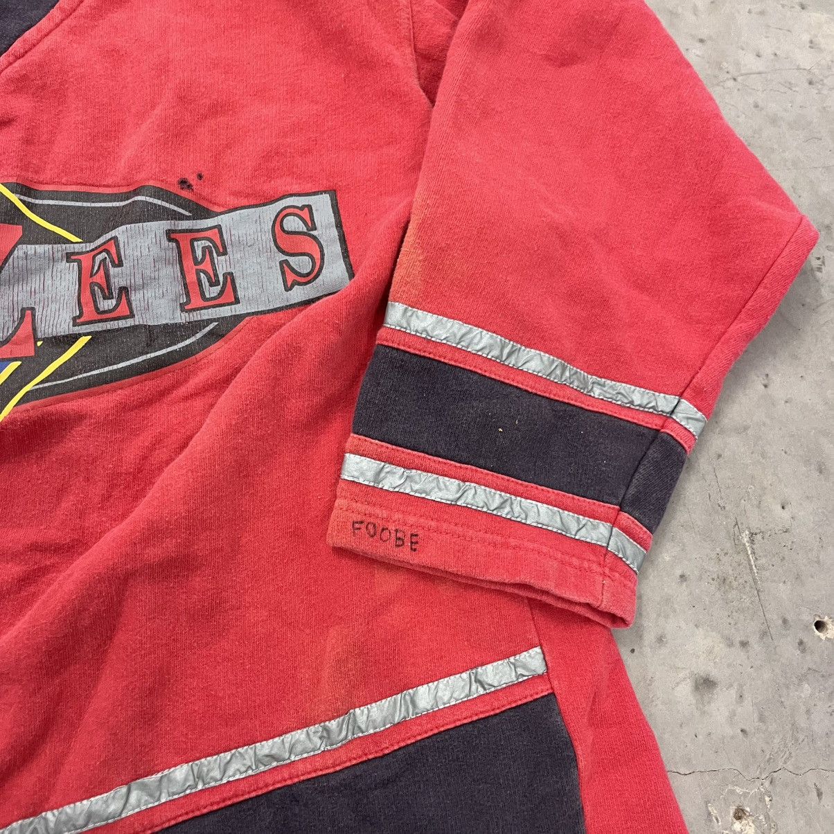 Jerzees × Vintage CRAZY Jerzees Hockey Jersey FADED to Perfection RARE M Size US M / EU 48-50 / 2 - 3 Thumbnail