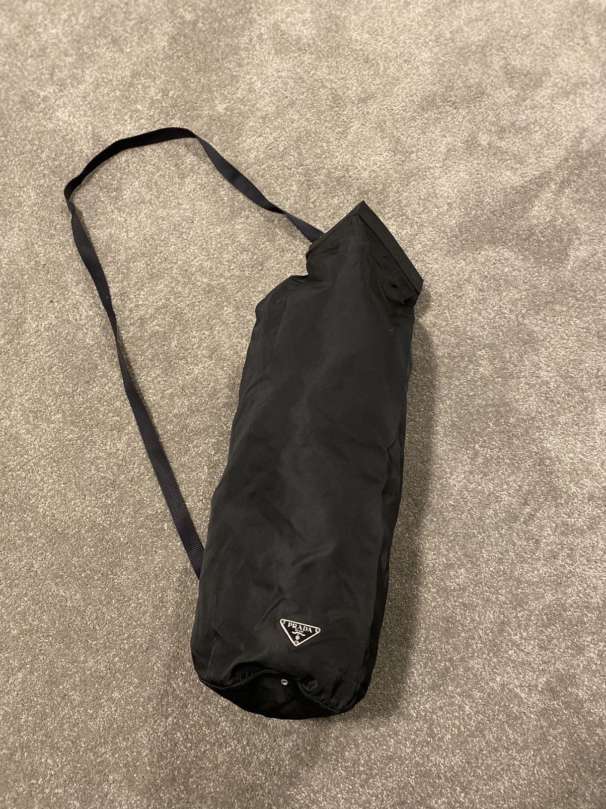 image of Prada Tactical Sling Bag in Black, Men's