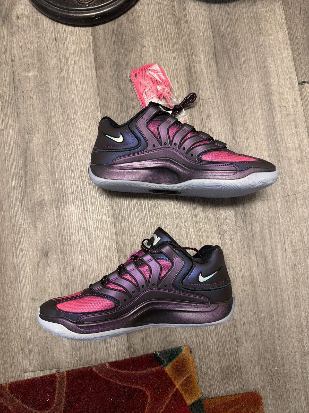 Nike nike kd 17 black and pink Size US 11 / EU 44 - 3 Thumbnail