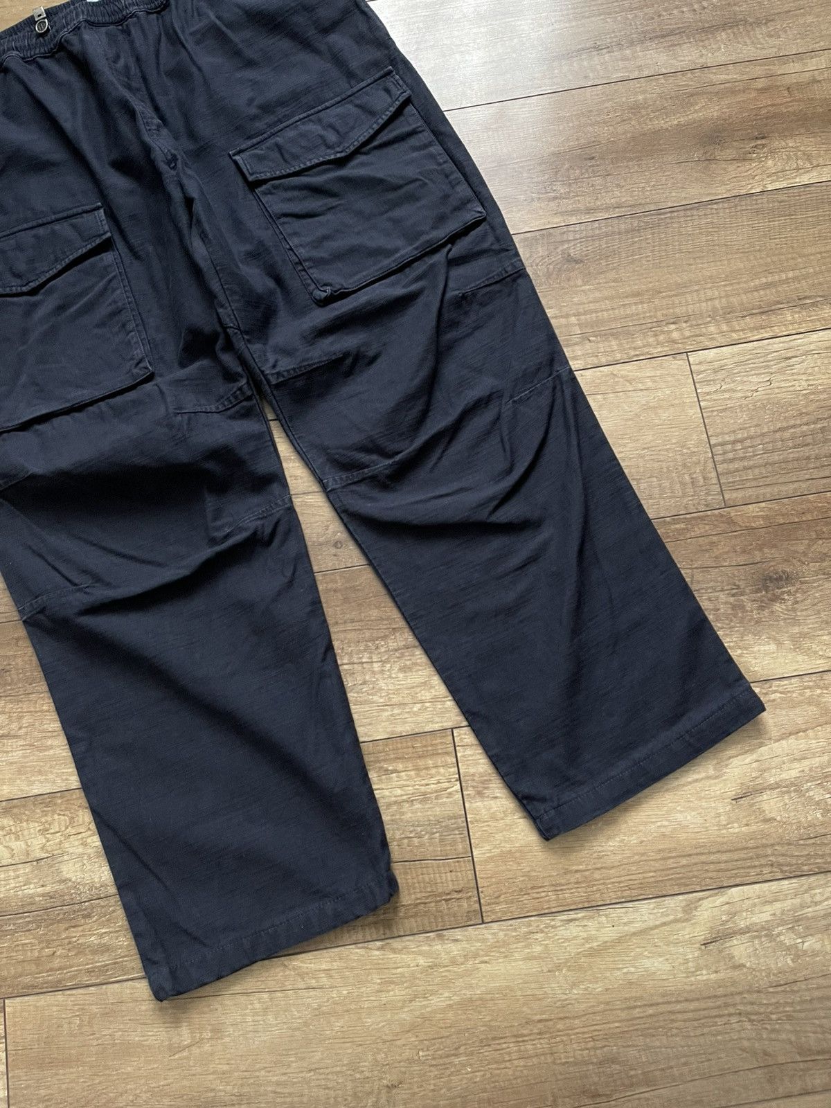 Tellason Tellason Sateen Navy Cargo Pants Size US 38 / EU 54 - 4 Thumbnail