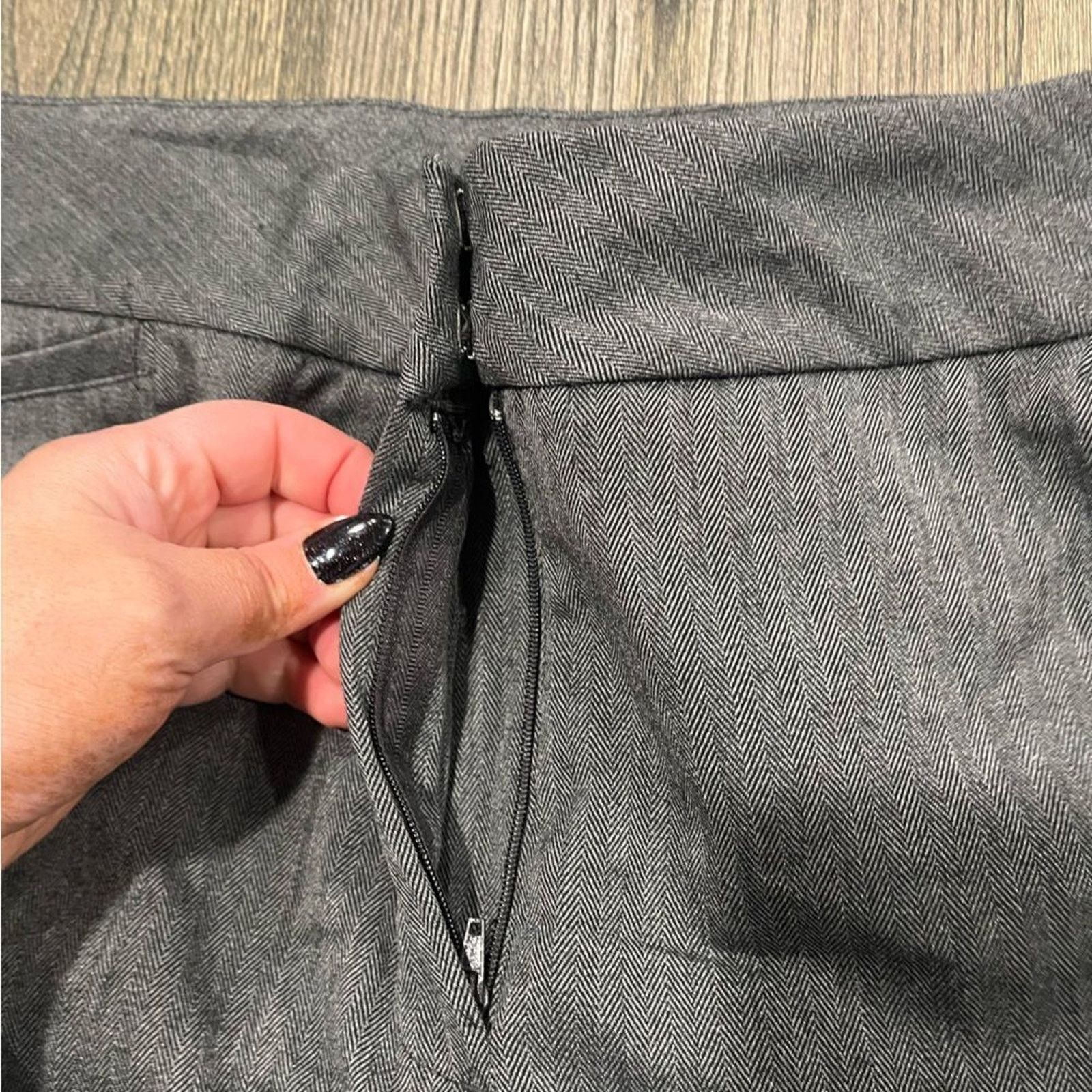 Vintage NWT Investments Barely Flare Leg Pants The PARK AVE 14 Long Size 36" / US 14 / IT 50 - 4 Thumbnail
