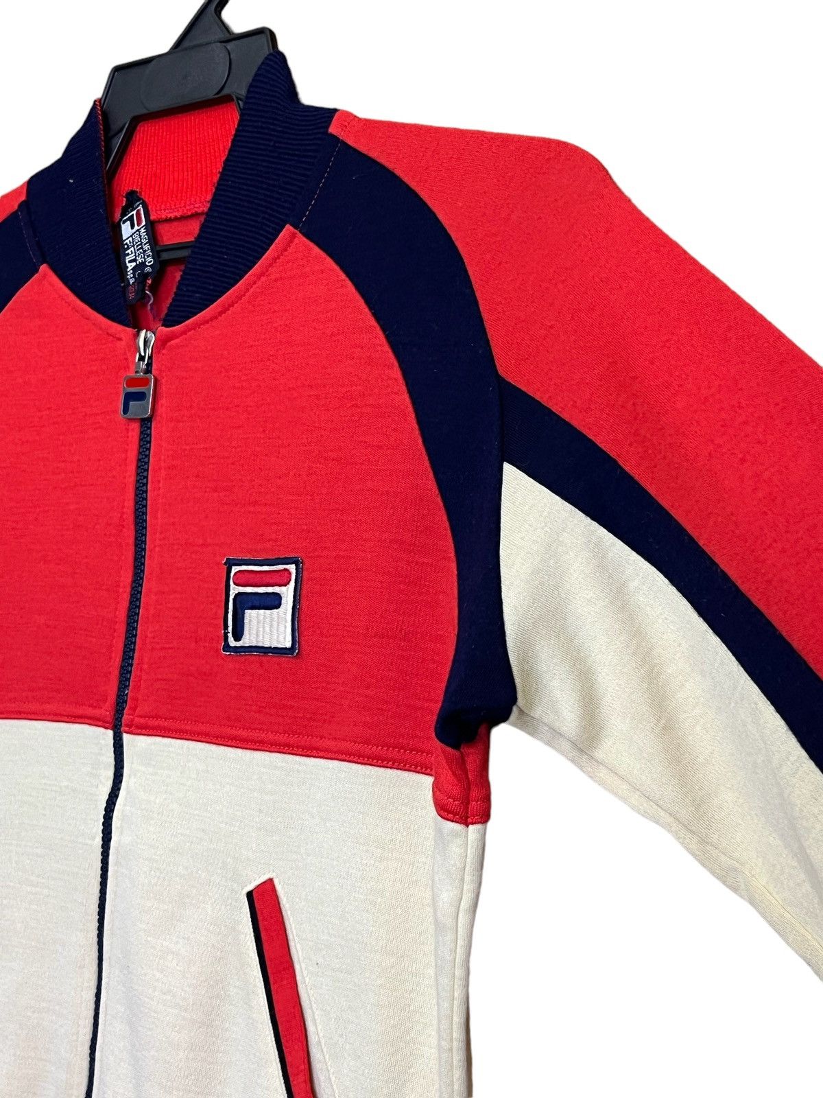 Fila RARE🔥VINTAGE 80s FILA ‘MAGLIFICIO BIELLESE’ TRACK TOP Size US S / EU 44-46 / 1 - 3 Thumbnail