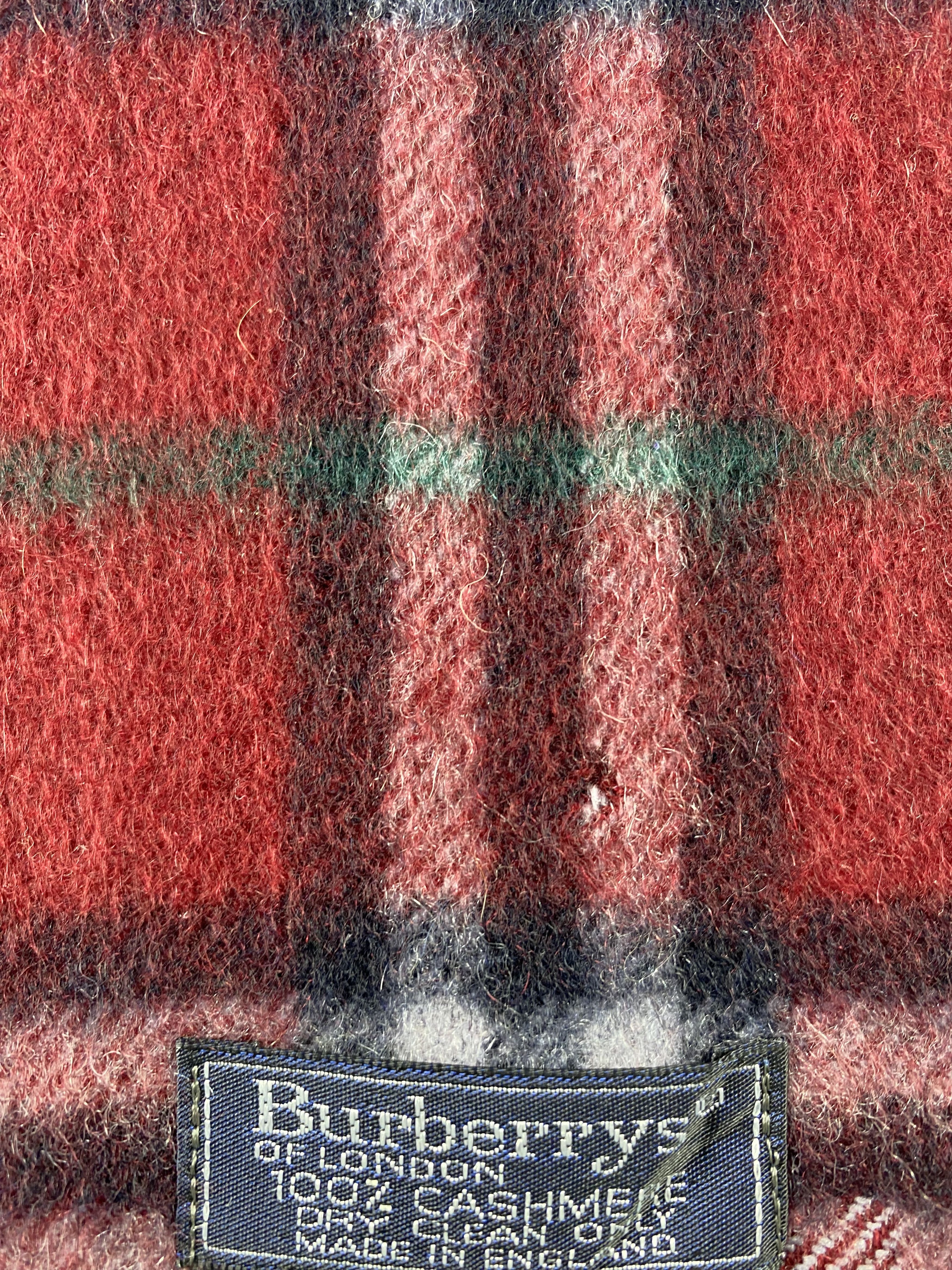 Burberry × Vintage Burberry Scarf / Muffler / Neckwear - WW1574 Size ONE SIZE - 2 Thumbnail