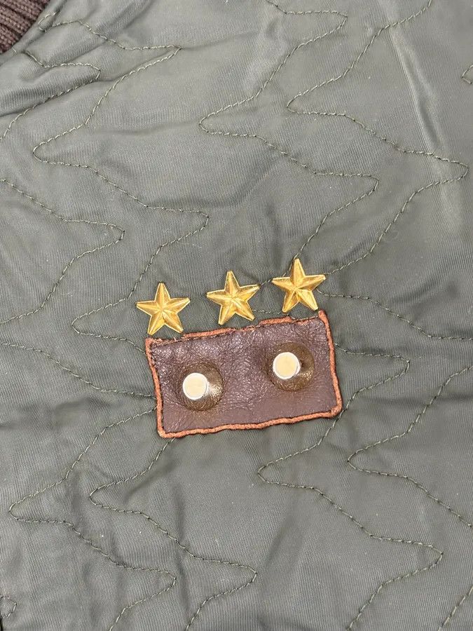 Dolce & Gabbana AW2001 Dolce & Gabbana Quilted Olive Hybrid Leather Bomber Jacket Size US M / EU 48-50 / 2 - 10 Thumbnail