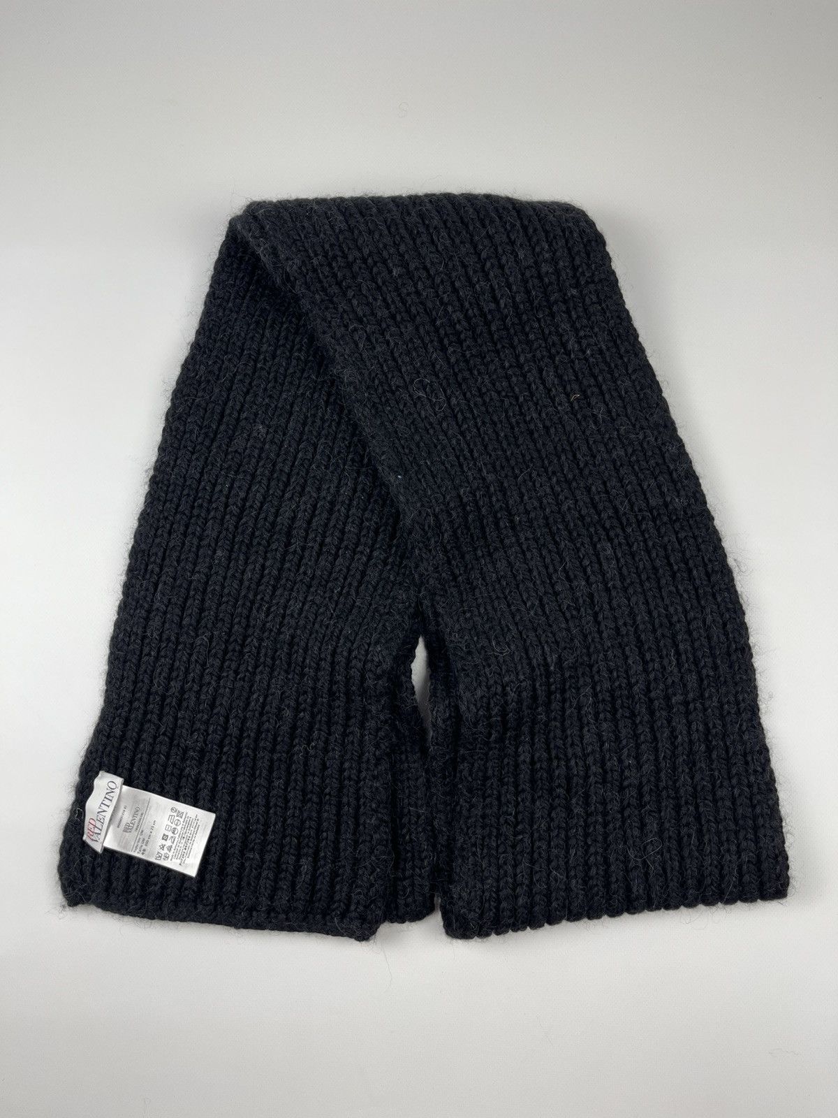 Valentino RED Valentino Wool Knitted Scarf Size ONE SIZE - 2 Thumbnail
