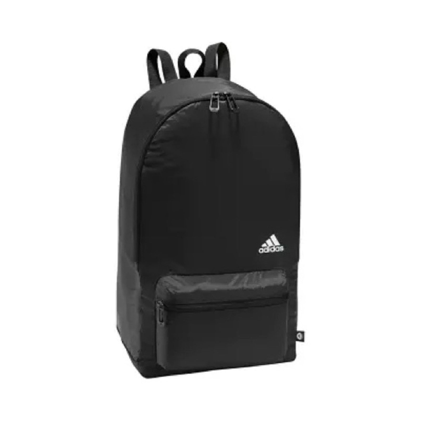 Adidas NEW ADIDAS Black White Packable Backpack Travel Pouch Bag Size ONE SIZE - 4 Thumbnail