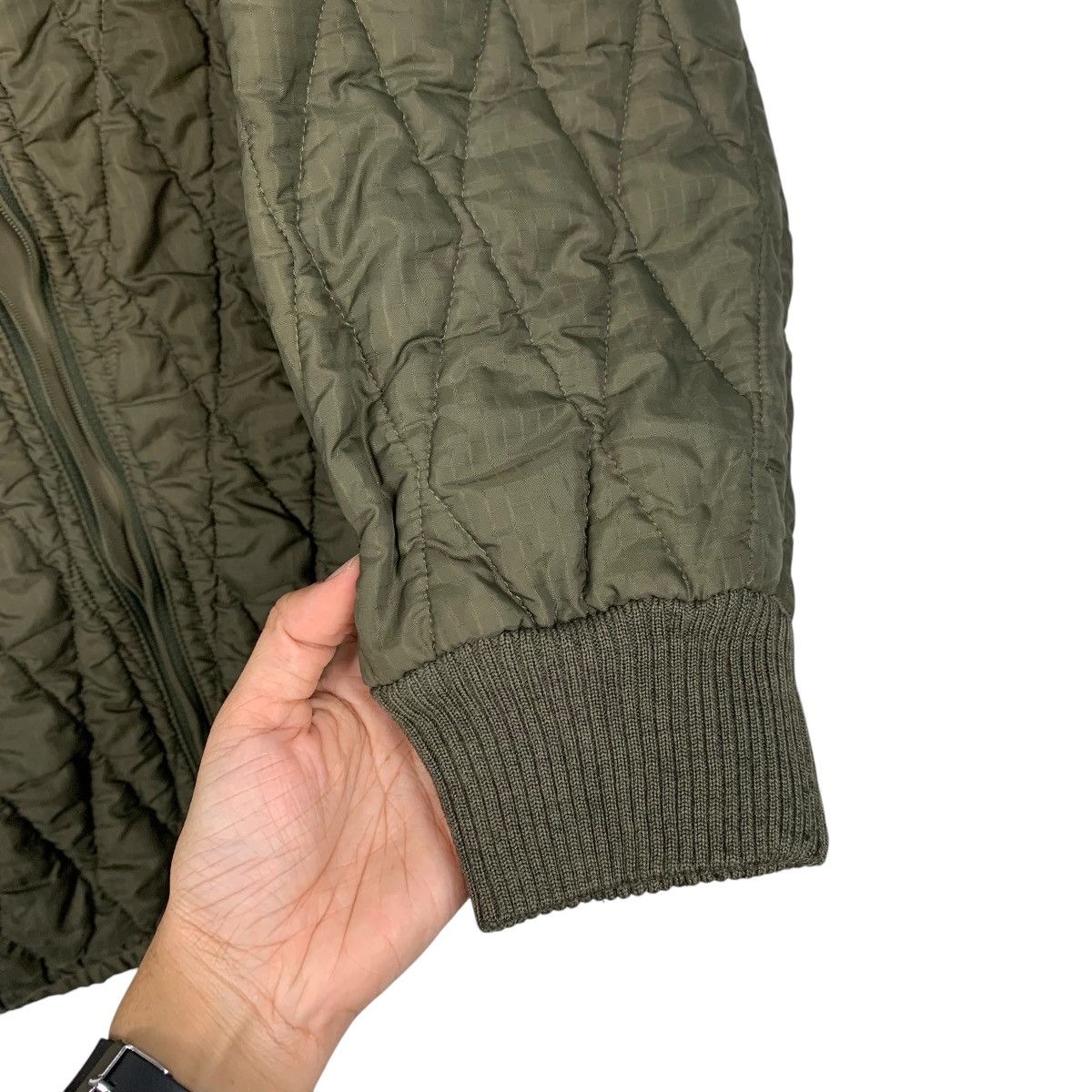 Vintage Vintage Military Opti Zipper Quilted Jacket Size US M / EU 48-50 / 2 - 13 Thumbnail