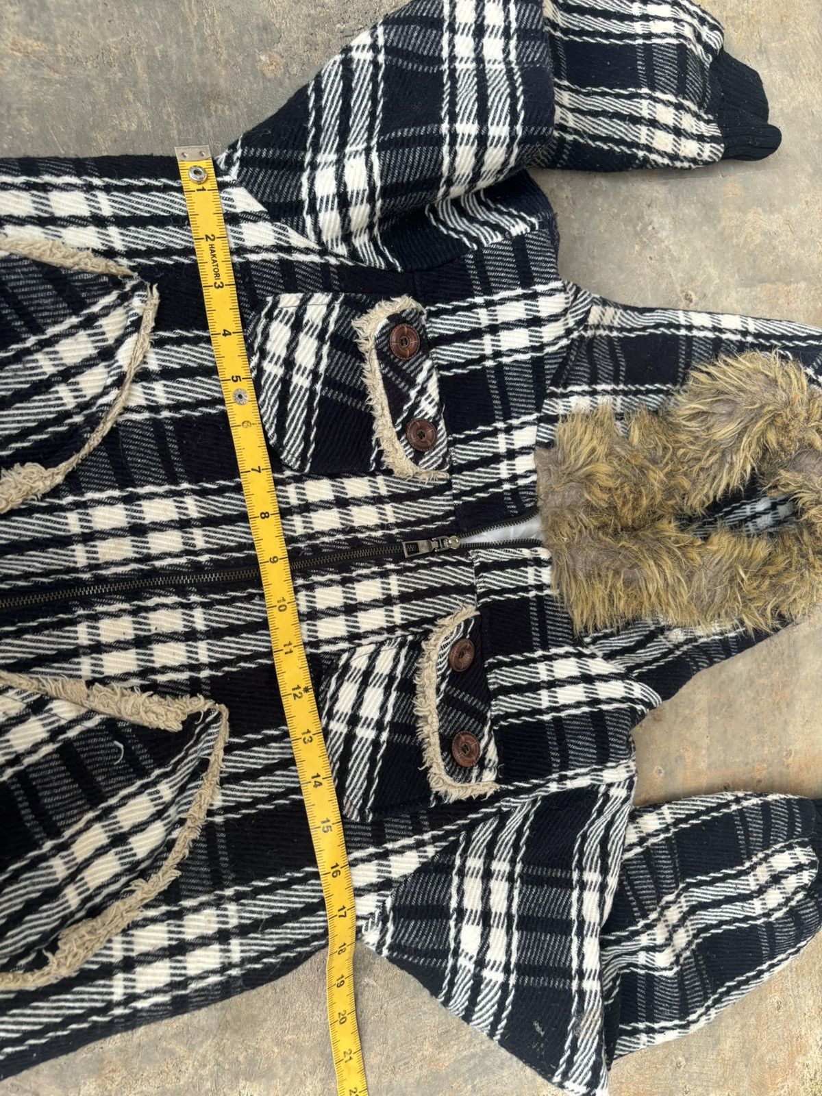 Hysteric Glamour × If Six Was Nine × Japanese Brand Fur Jacket Checkerboard Ifsixwasnine Lgb Style Size US S / EU 44-46 / 1 - 7 Thumbnail