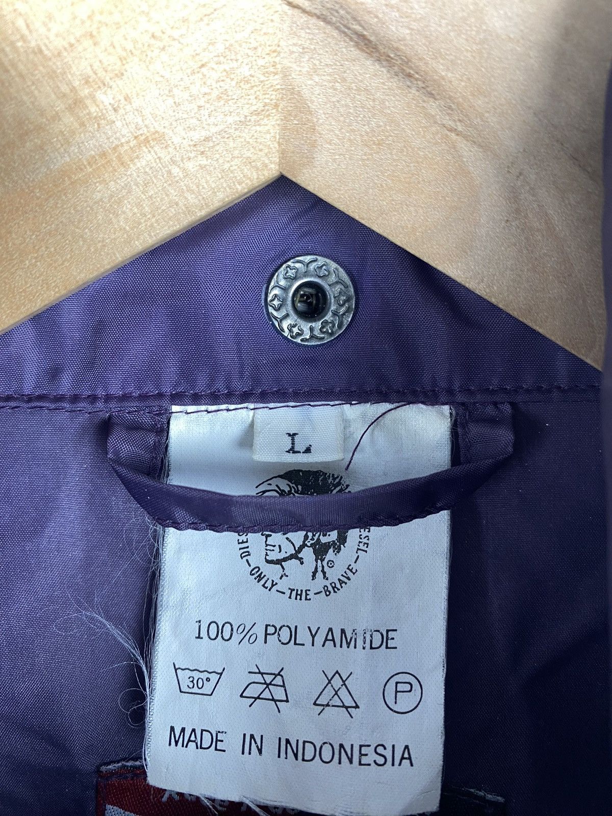 Diesel × Vintage VTG Diesel men’s nylon big logo coach jacket size L Size US L / EU 52-54 / 3 - 23 Thumbnail