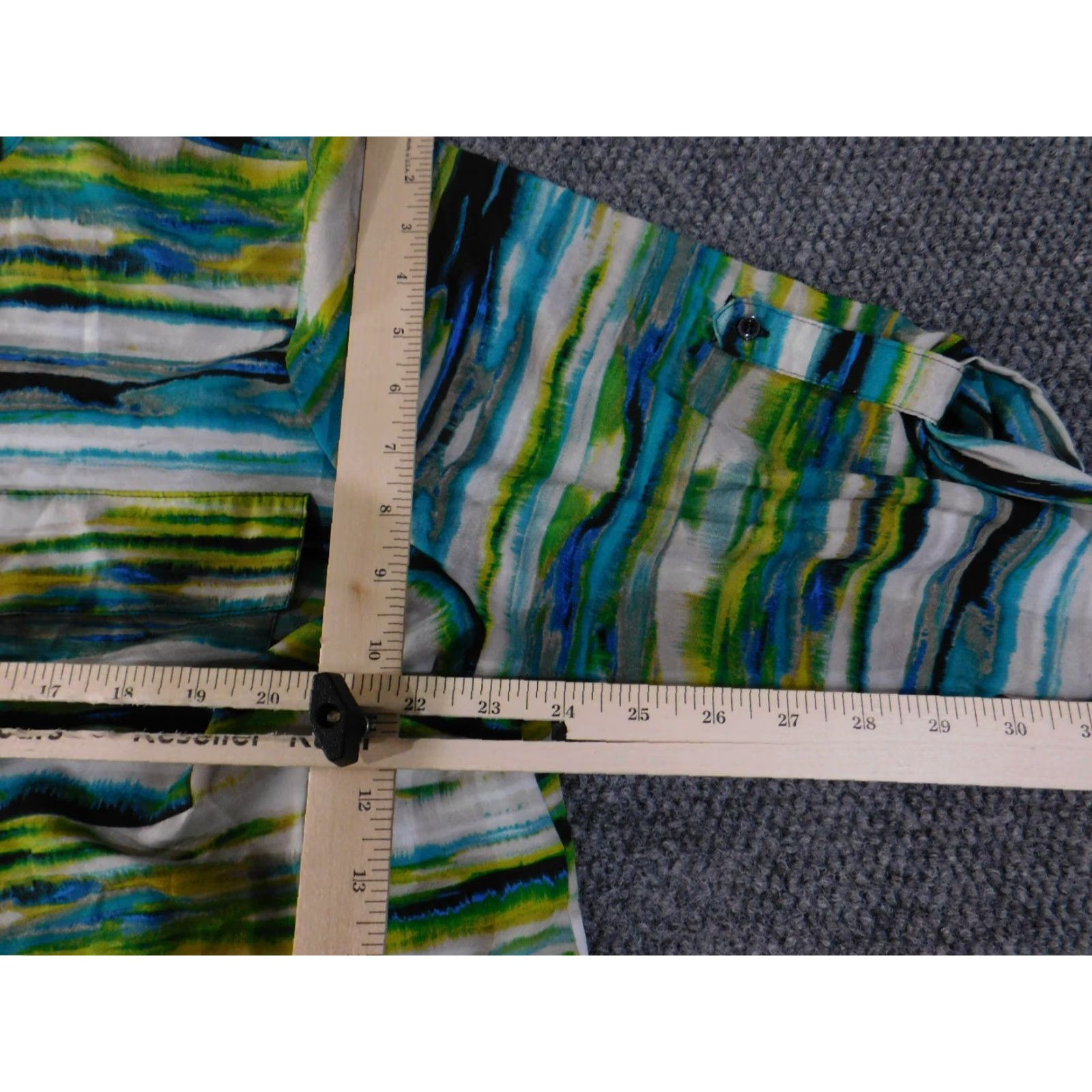 Calvin Klein Calvin Klein blouse womens 1X multicolor abstract Button Front Lightweight Size XL / US 12-14 / IT 48-50 - 7 Thumbnail
