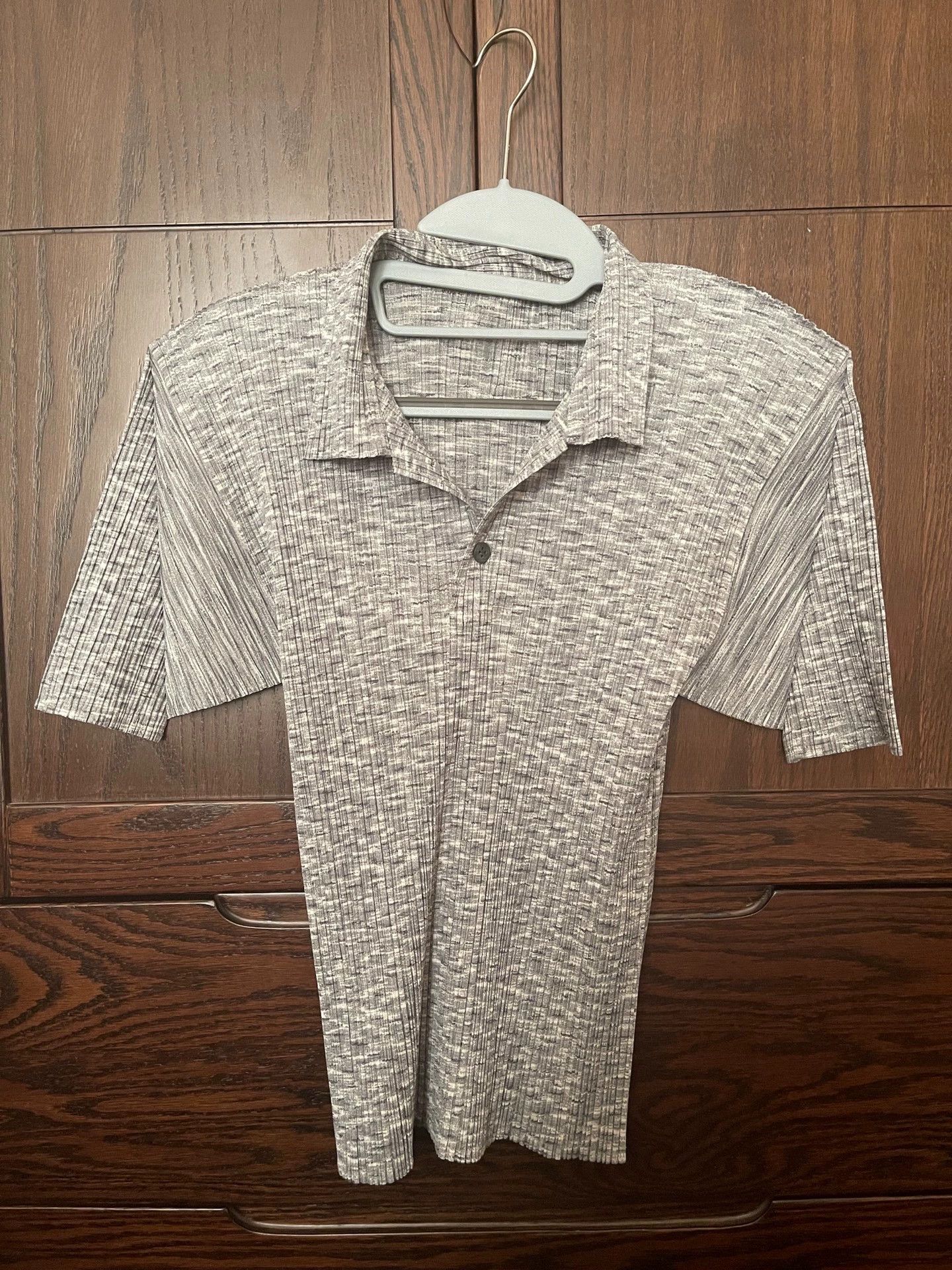 Issey Miyake issey miyake Marble patterned pleated short sleeved shirt Size US M / EU 48-50 / 2 - 1 Thumbnail