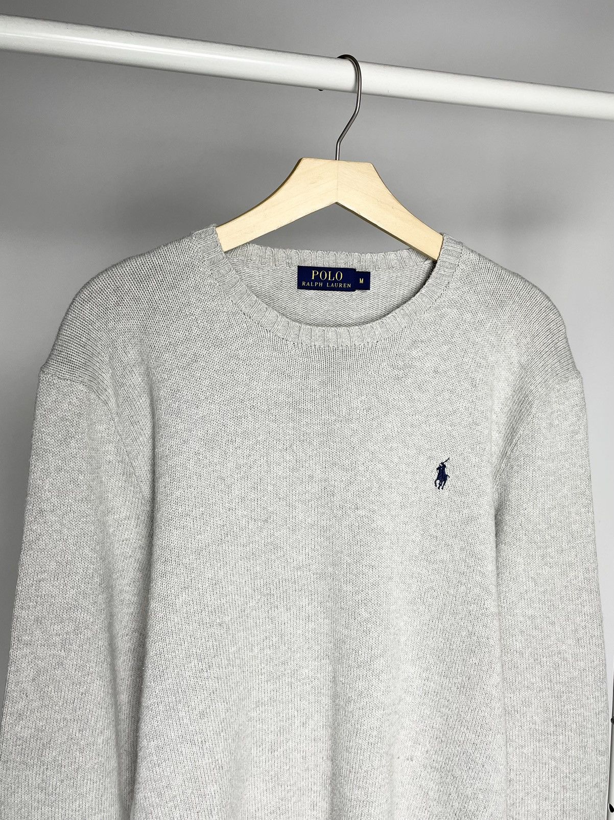Polo Ralph Lauren Polo by Ralph Lauren ( Size M ) Vintage Beige Knit Sweater Size US M / EU 48-50 / 2 - 2 Thumbnail