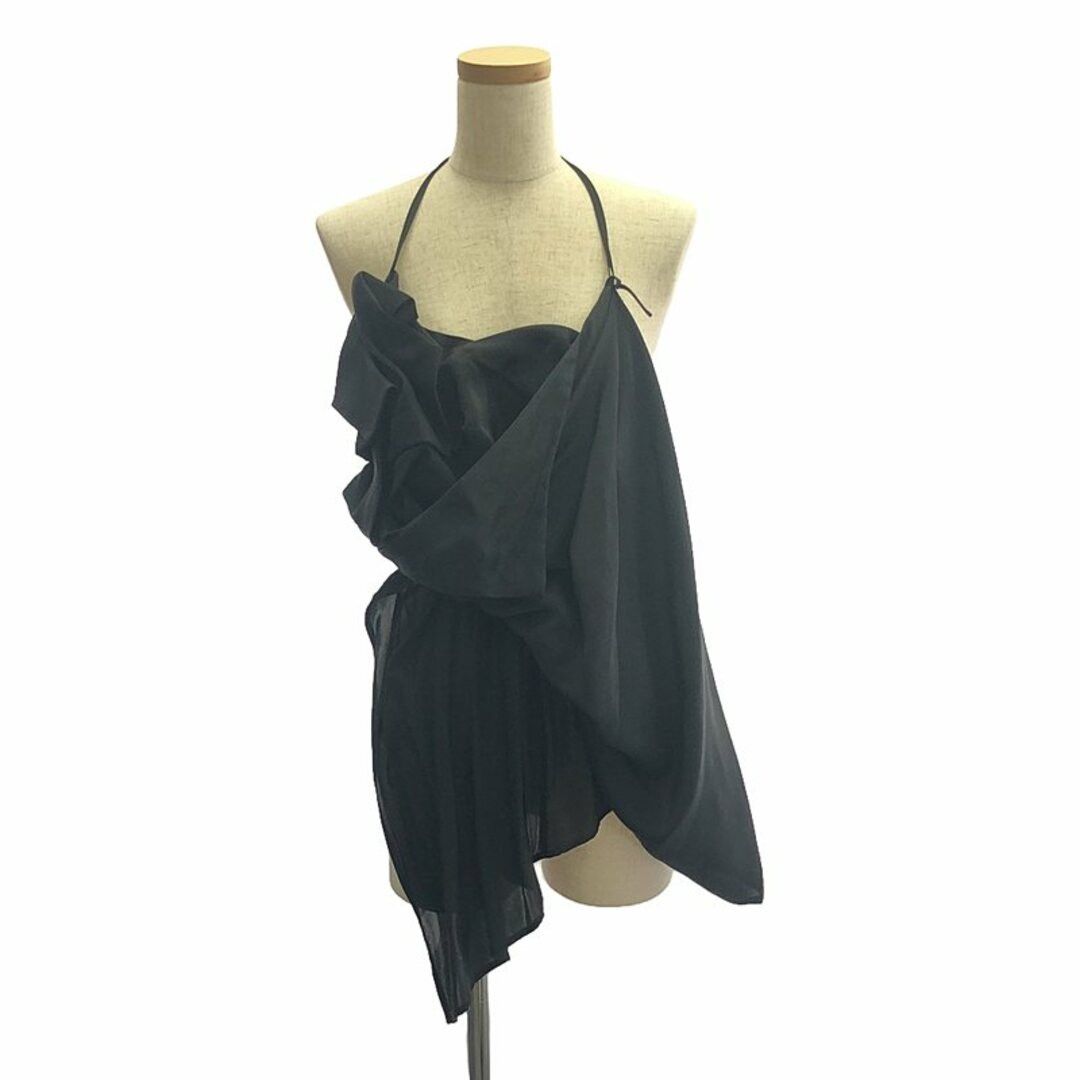Yohji Yamamoto Yohji Yamamoto Femme - Silk Asymmetric Draped Top